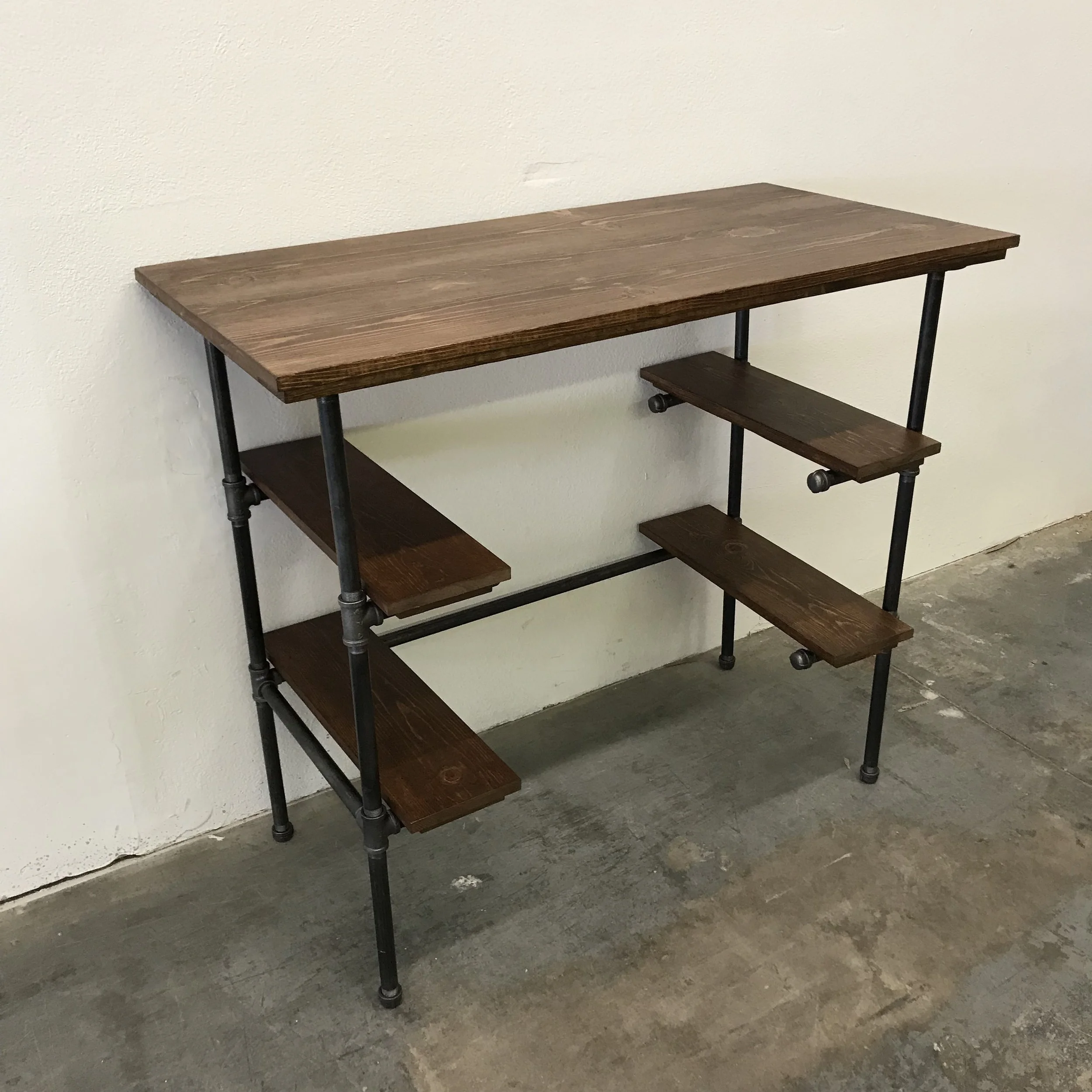 Ira Standing Desk 48" with Shelves