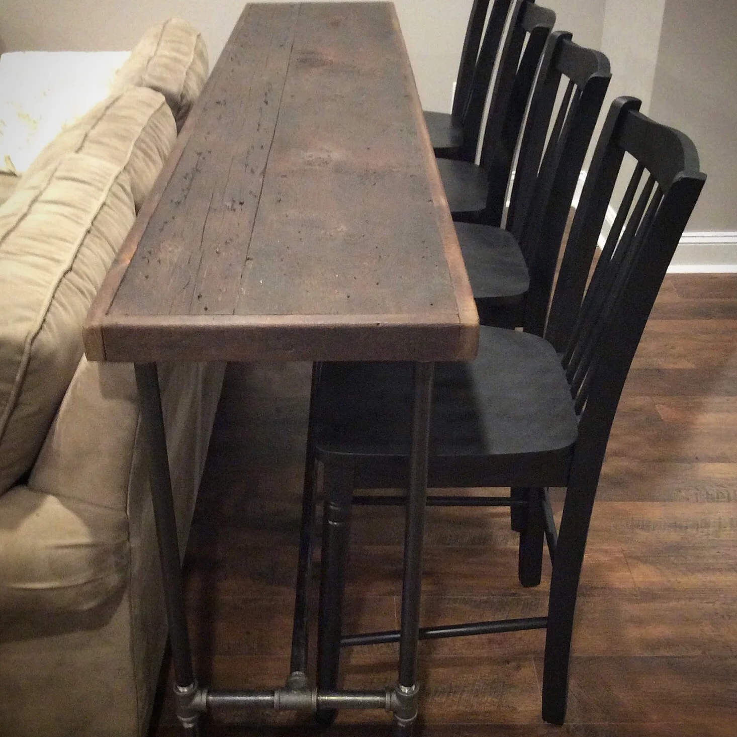 Albert Bar Table 96" Reclaimed Wood