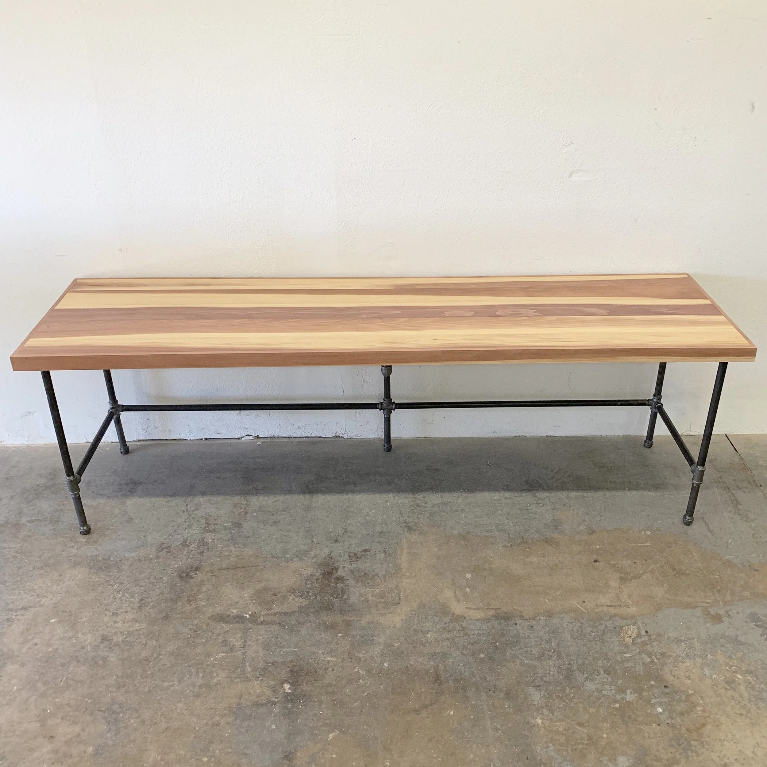 Russell Redwood Desk 96" with 2" Trim