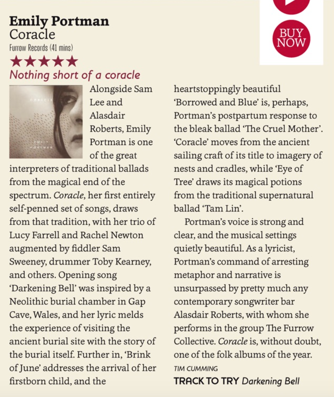 Review from the current issue of Songlines .