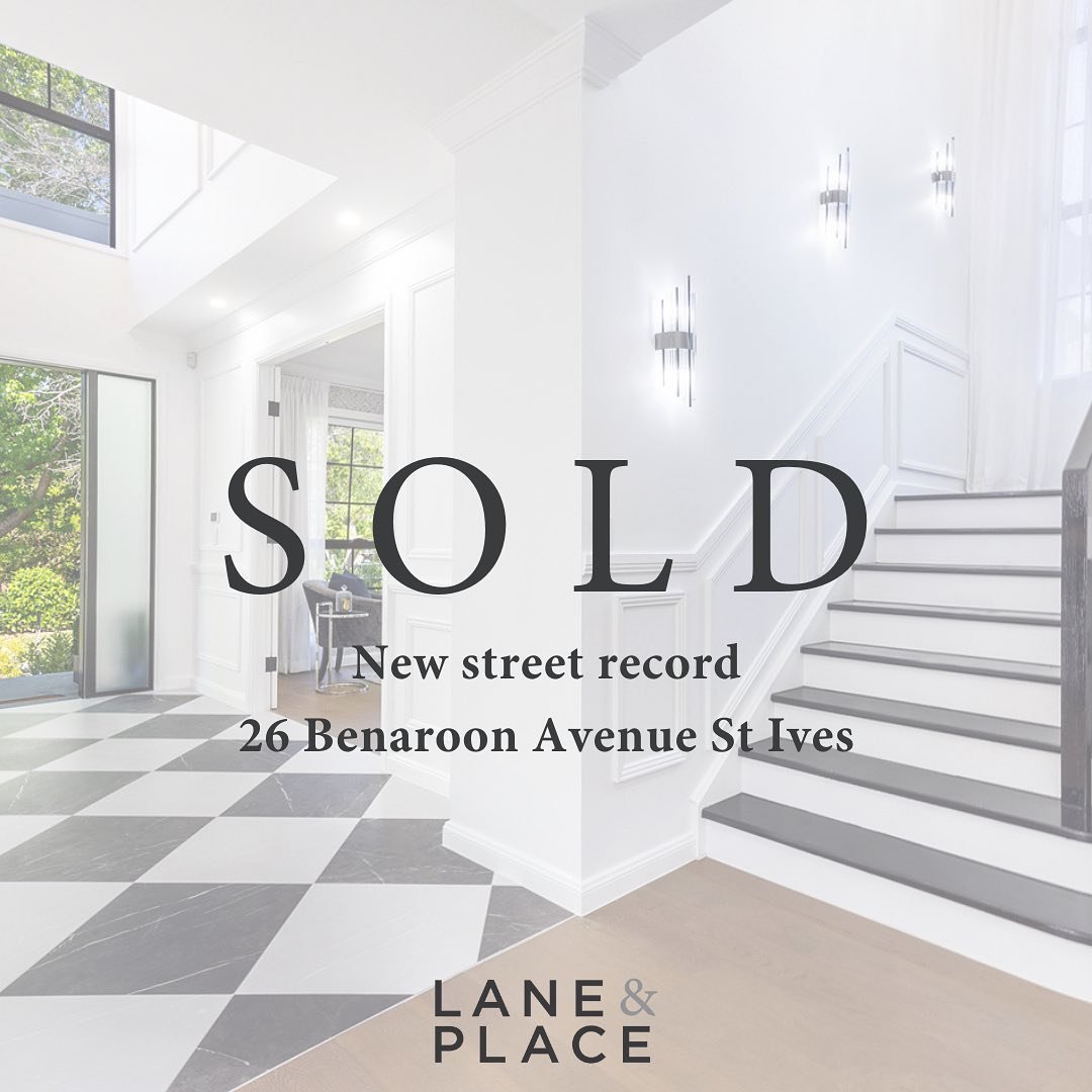 ✨ New street record ✨

26 Benaroon Avenue St Ives

Sold prior to auction

Congratulations to our vendors and a very warm welcome to our purchasers joining our friendly St Ives neighbourhood.

For more info call Rob 0414 971 041