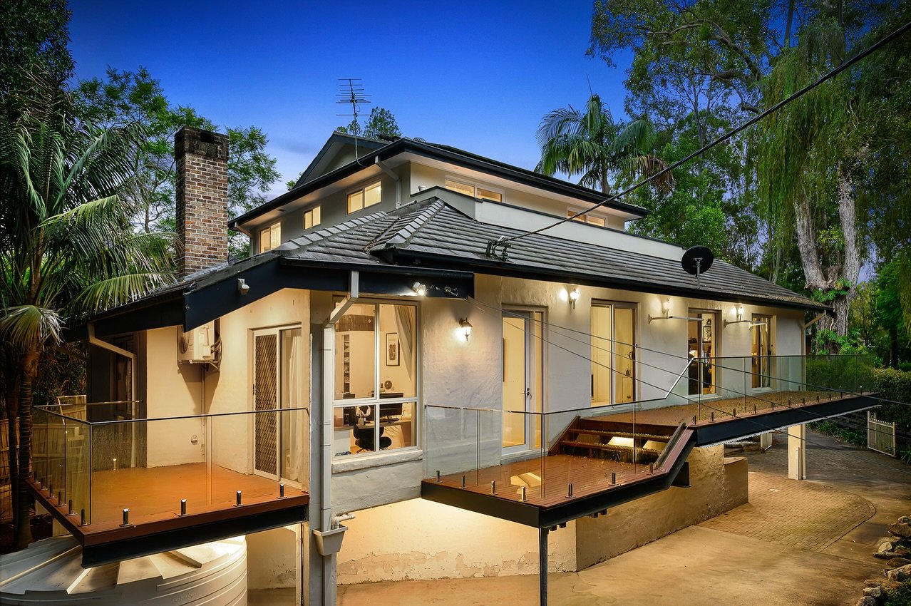 .
Auction guide $2,400,000

14 Cudgee Street Turramurra

7 bed | 4 bath | 2 car

Access via 12b Tennyson Avenue, Turramurra

Embrace a lifestyle of tranquility and modern comfort in this beautifully designed family home, where natural light and ser