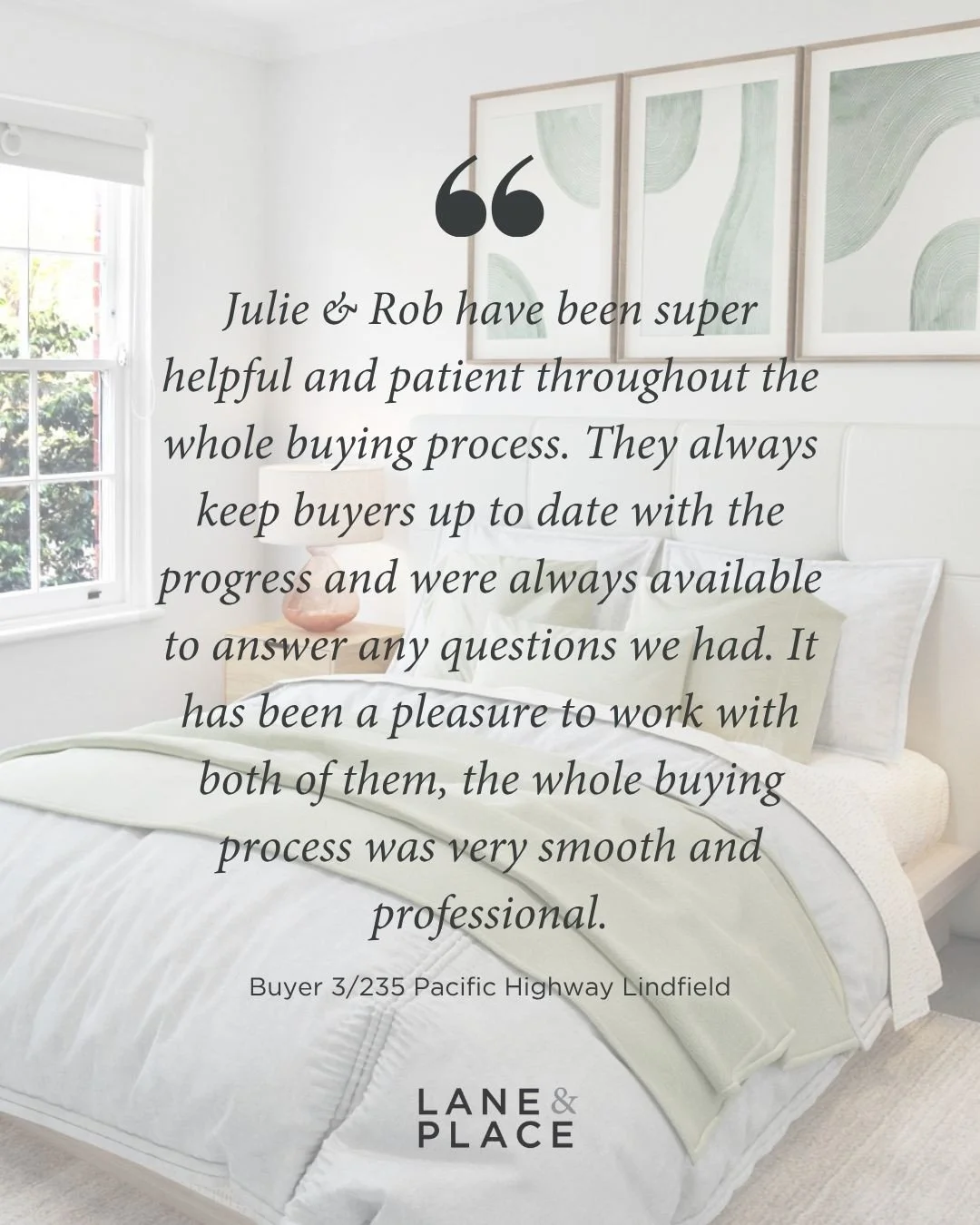 .⁠
⁠
💬 What our buyers are saying⁠
⁠
Buying or selling a home isn&rsquo;t just business &mdash; it&rsquo;s personal. We&rsquo;re here for the big decisions, the fresh starts, and everything in between.⁠
⁠
Grateful for kind words like these from our 
