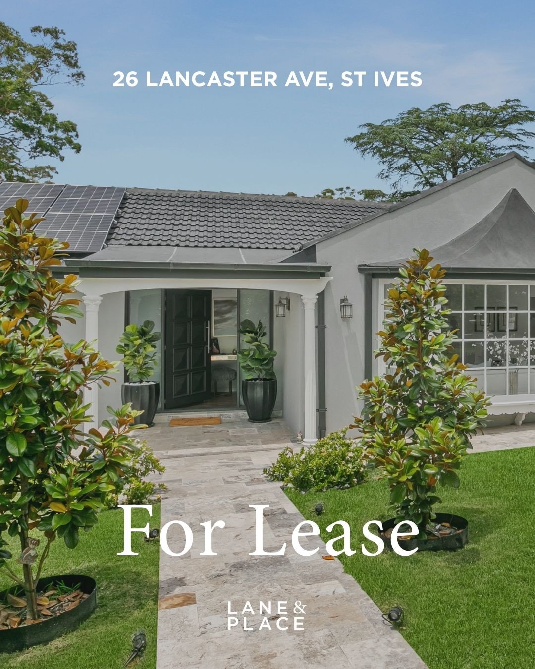 .⁠
⁠
🔑 FOR LEASE ST IVES⁠
⁠
Renovated 4-Bedroom Family Home with Pool &amp; Separate Office⁠
⁠
🏠️ 26 LANCASTER AVENUE, ST IVES⁠
⁠
✨ Pool and garden servicing included⁠
⁠
$2,200/week, available early February 2026⁠
⁠
Positioned on a level parcel in 