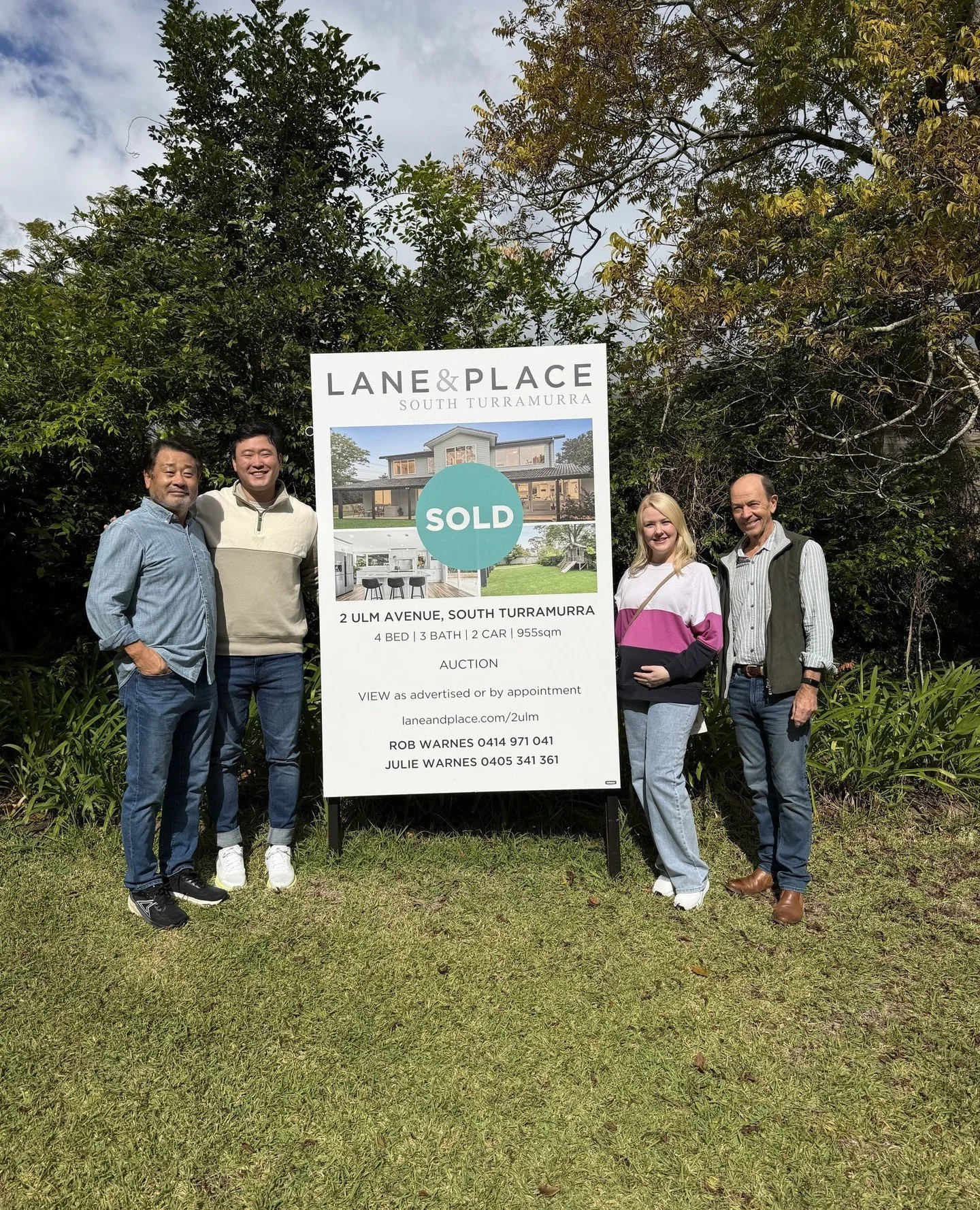 .⁠
⁠
This excited young family has secured the keys to an exceptional home at 2 Ulm Avenue, South Turramurra 🏡✨⁠
⁠
4 BED | 3 BATH | 2 CAR | 955sqm⁠
⁠
Drawn to the home&rsquo;s versatile floorplan and move-in ready appeal, these savvy young buyers im