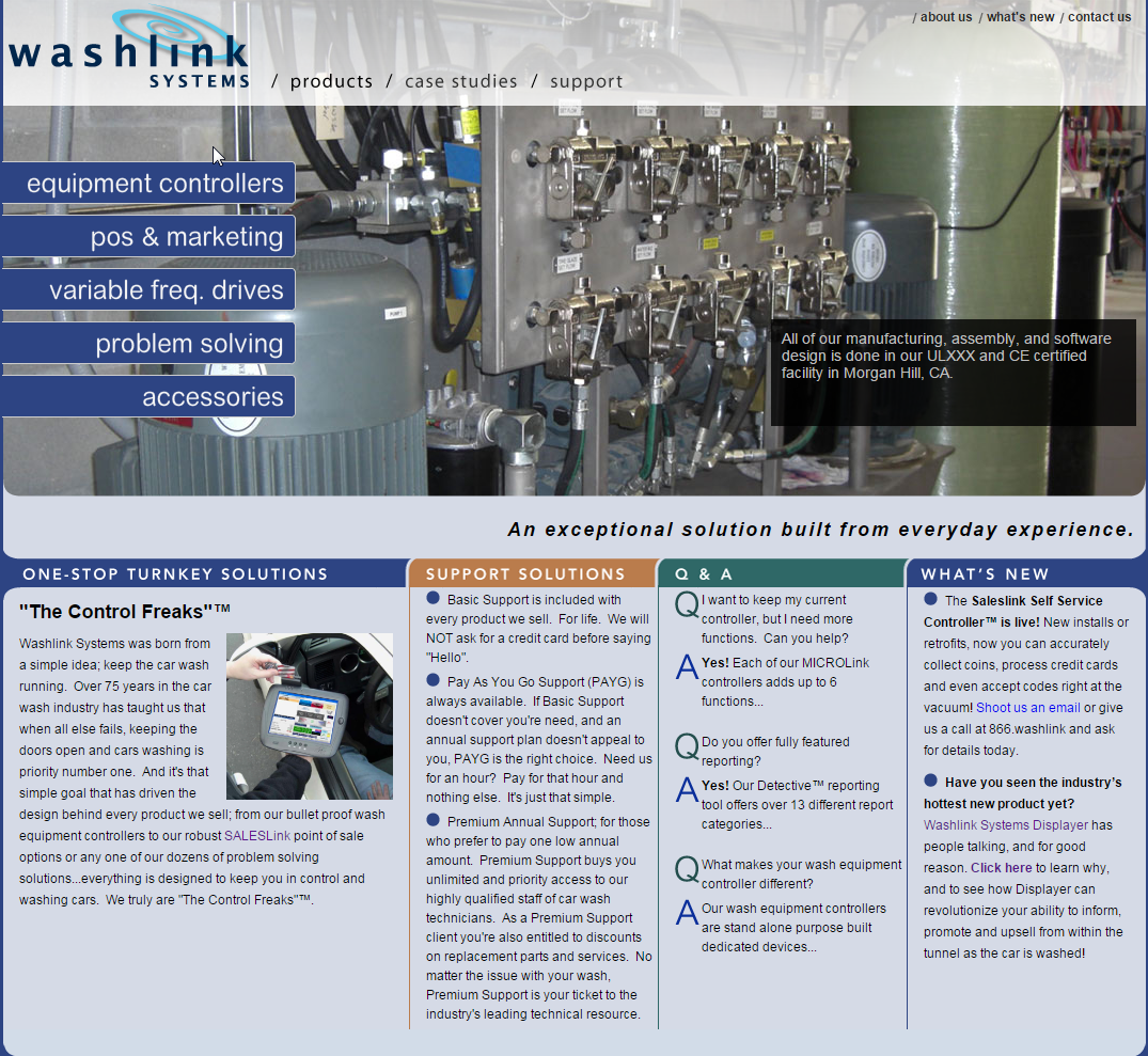 Old website....