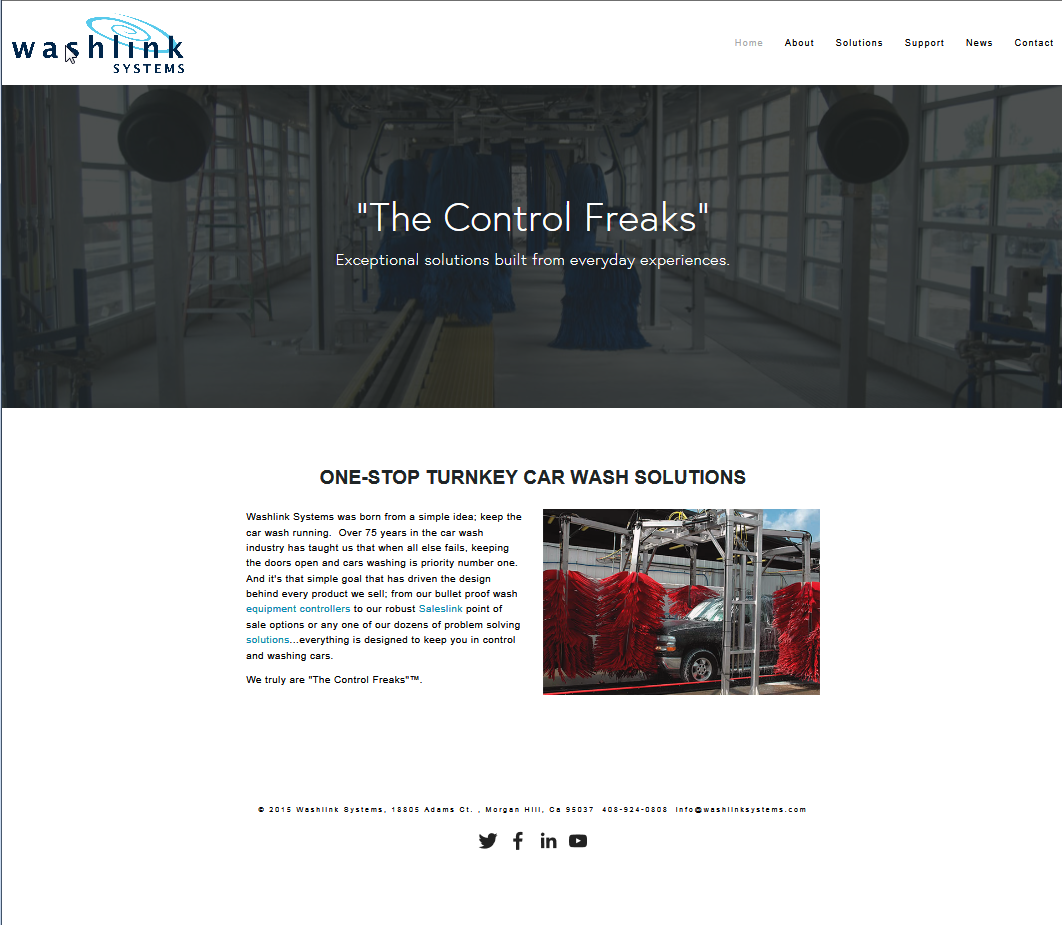 New website....