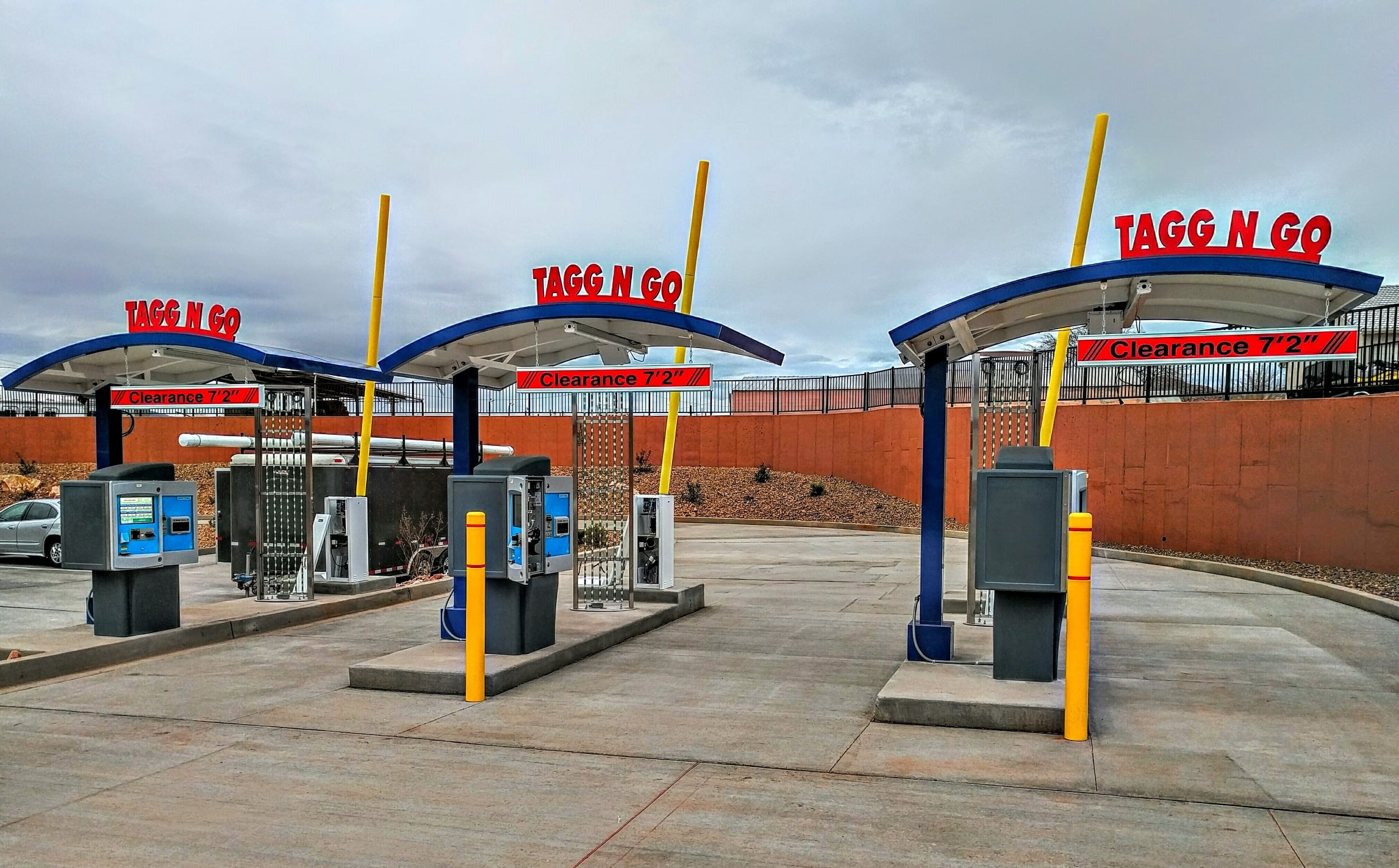 3 Unitec Sentinels pay stations with WLS RFID's