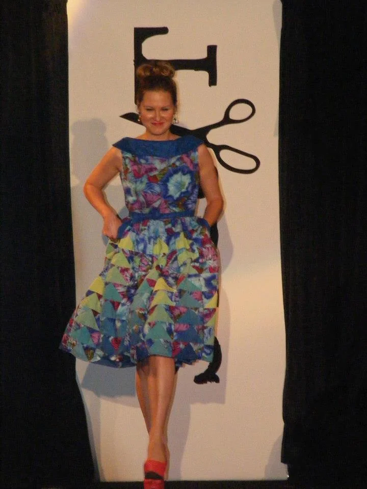blue flying geese dress front.jpg