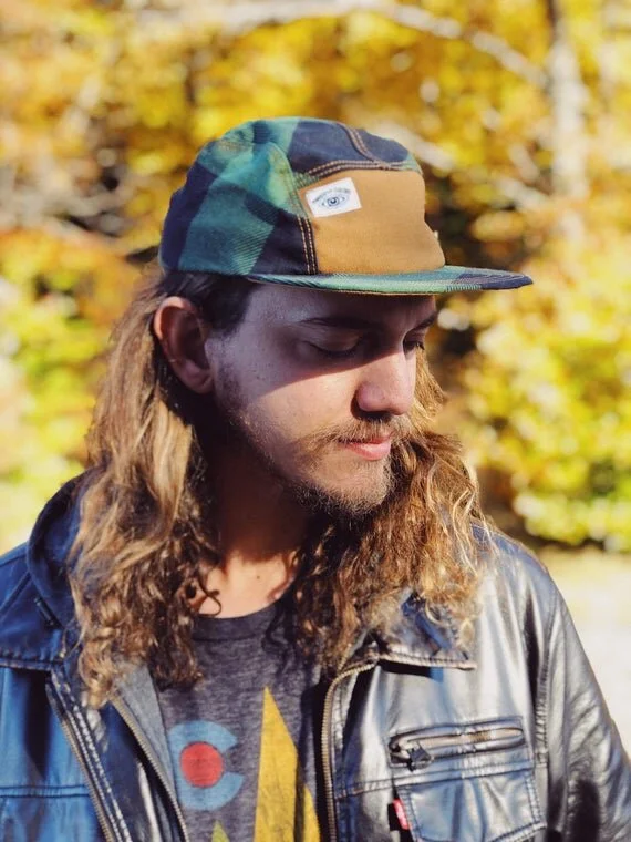 Buffalo Check Handmade 5 Panel Camp Hat 