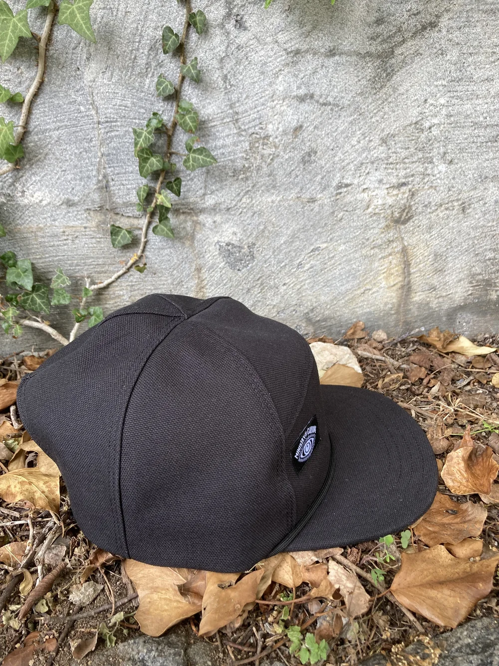 Ministry of Culture - Handmade 6 Panel Hat in Solid Black