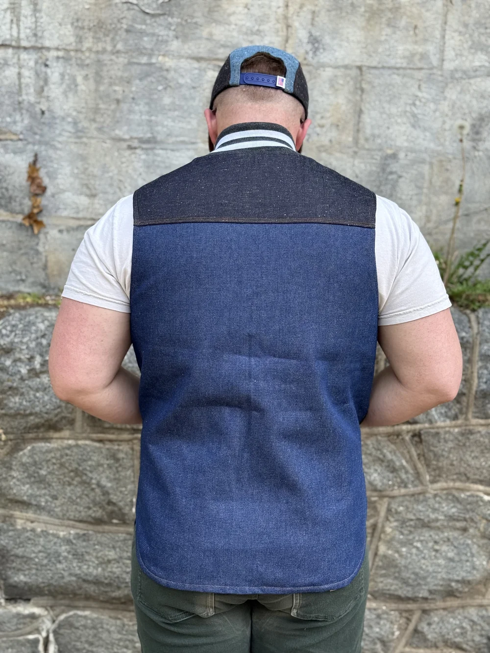 Ministry of Culture - Handmade Denim Colorblock Work Vest