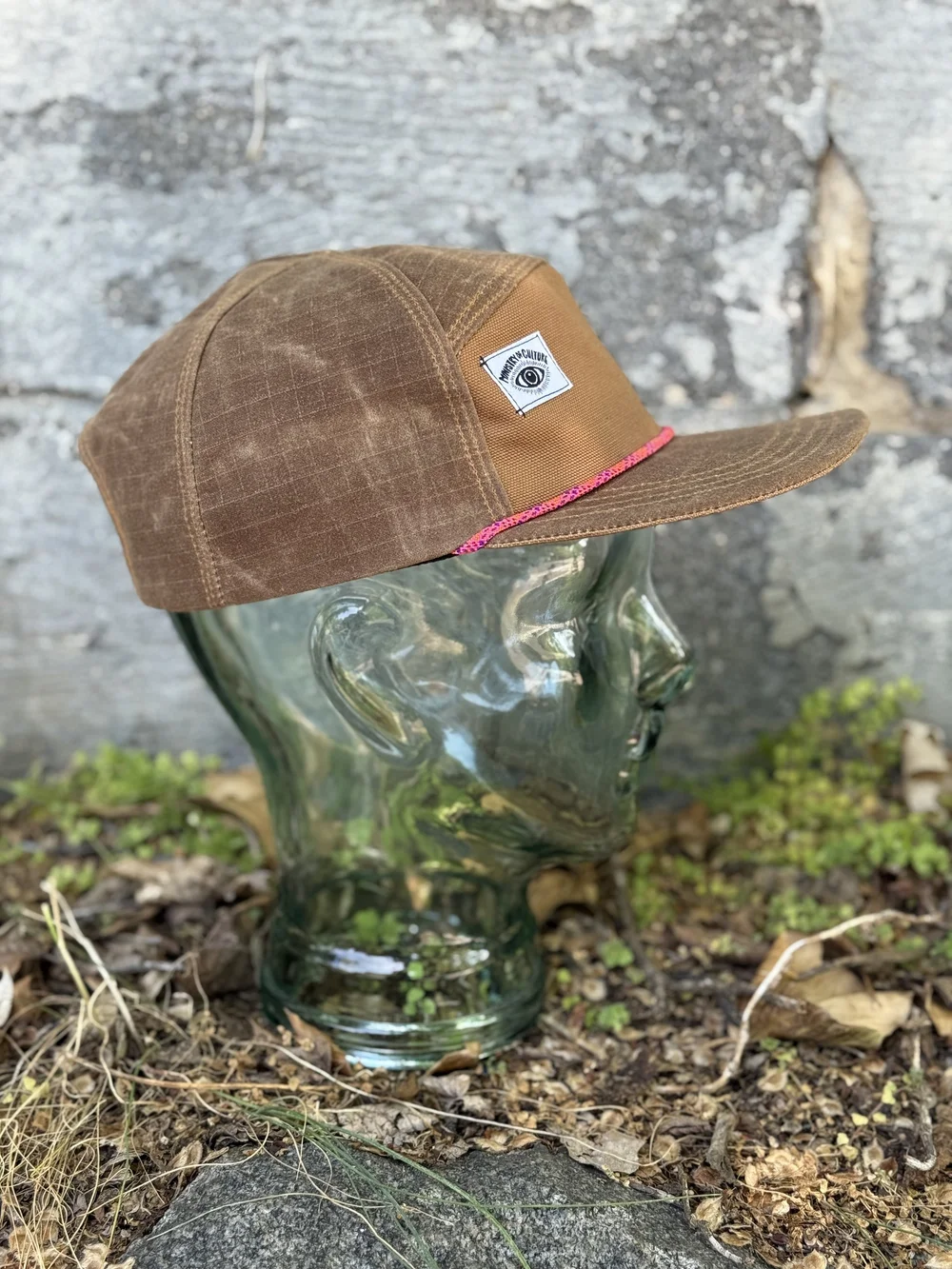 Ministry of Culture - Handmade Tan Ripstop Waxed Canvas 6 Panel Hat