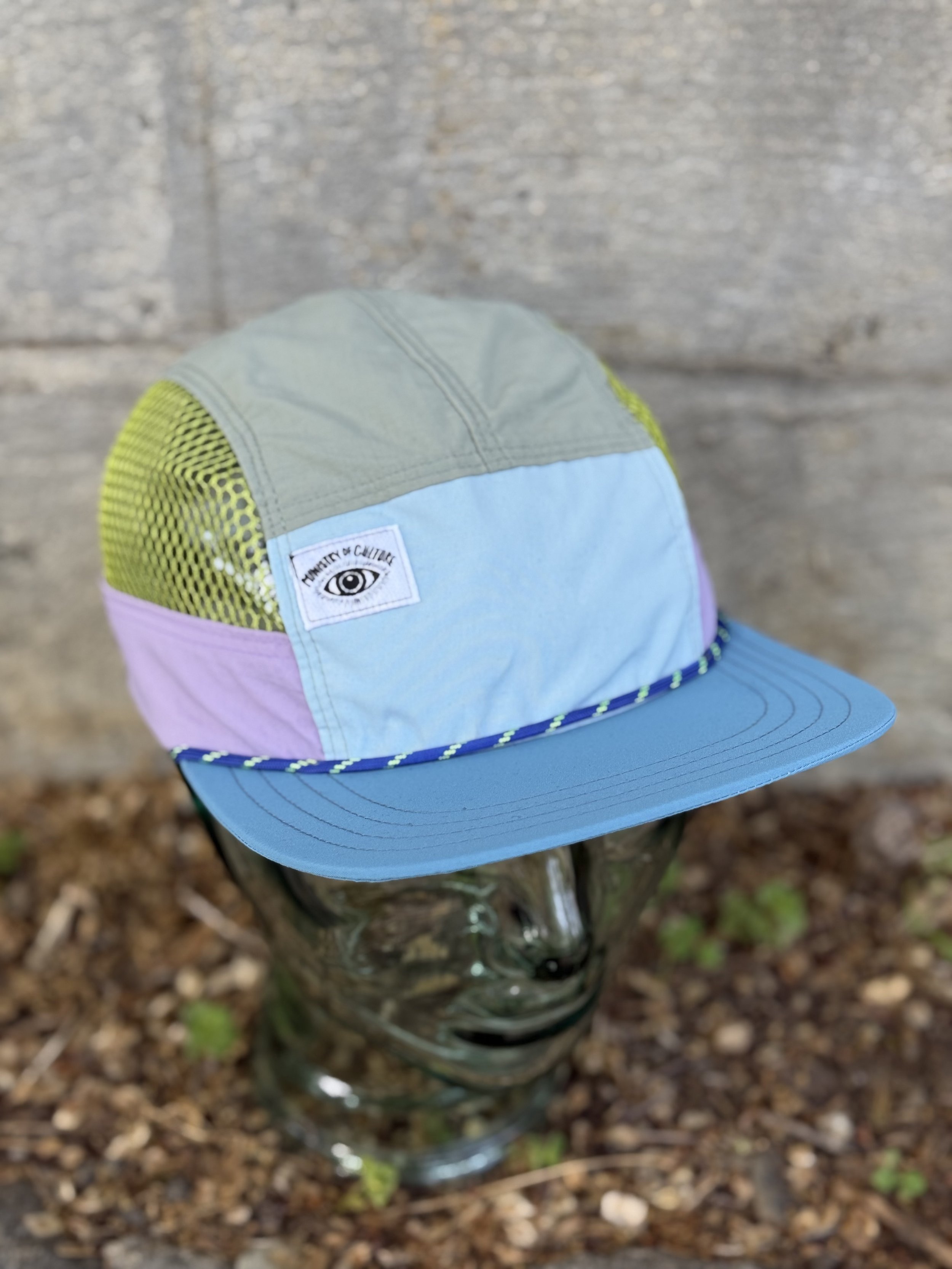 Mesh Color Block Trail Hat - Donatello Combo
