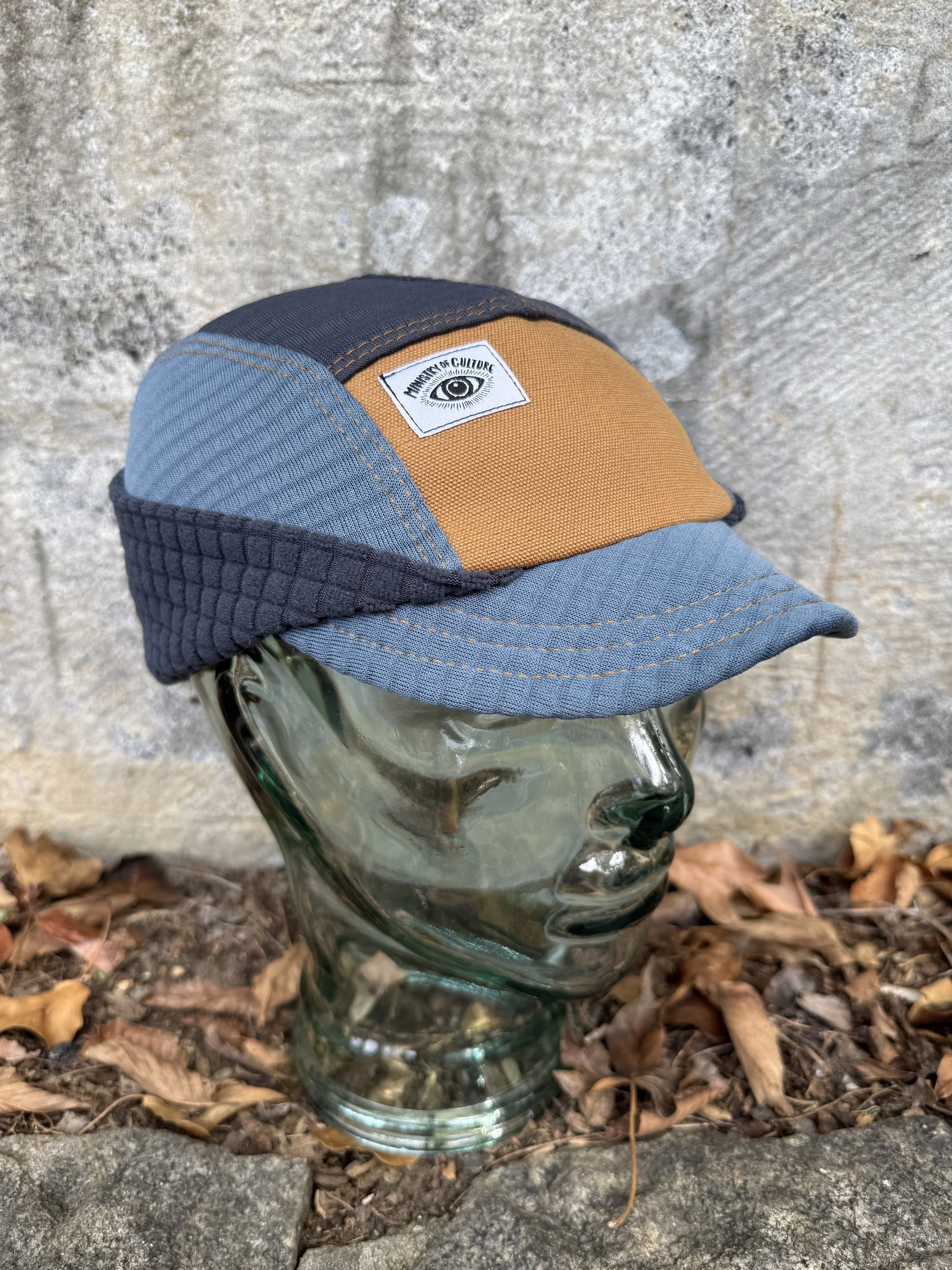 Micro Brim Backcountry Hat in Blue and Slate