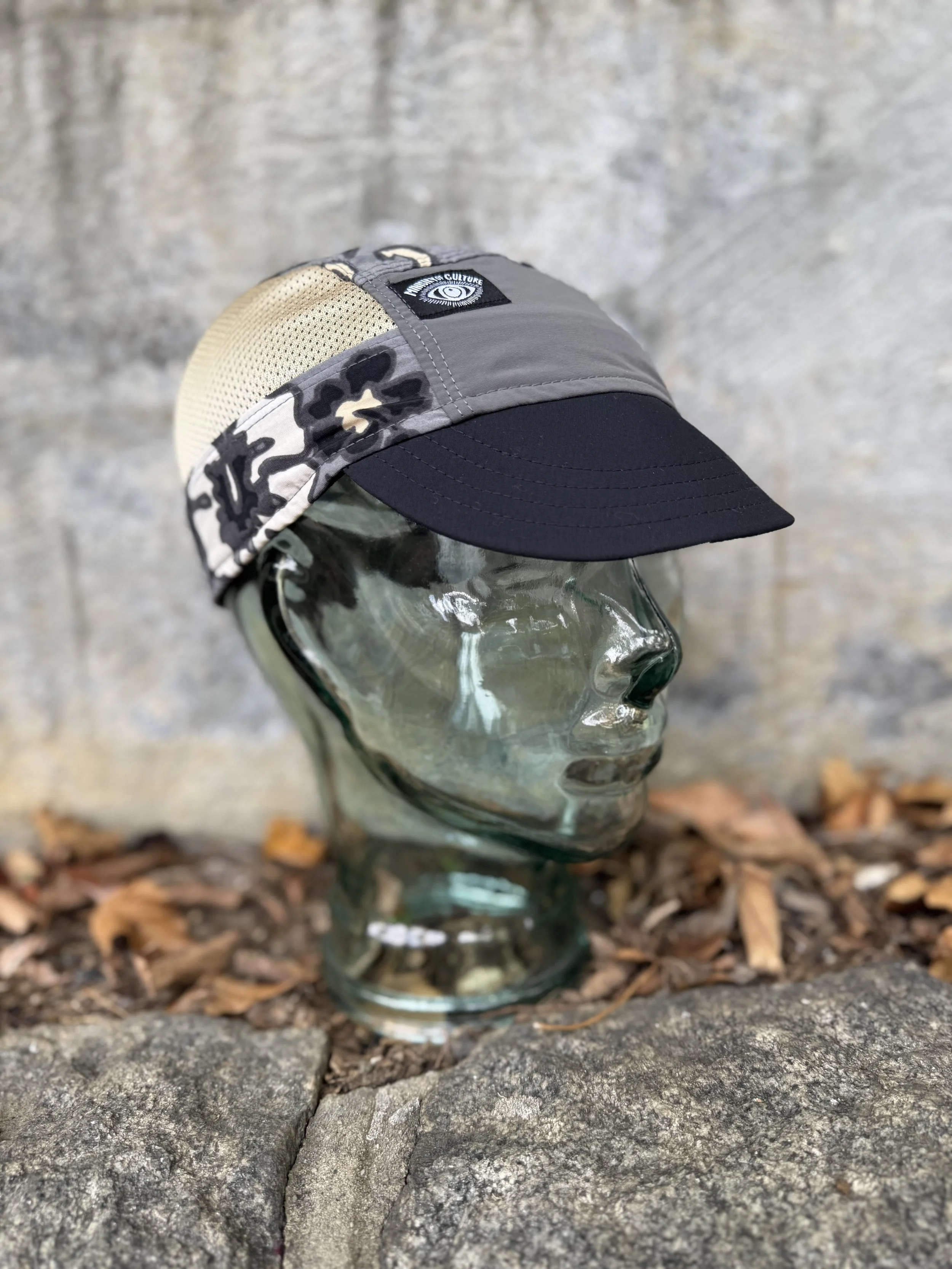 Lightweight Mesh Cycling Cap-Gray Floral