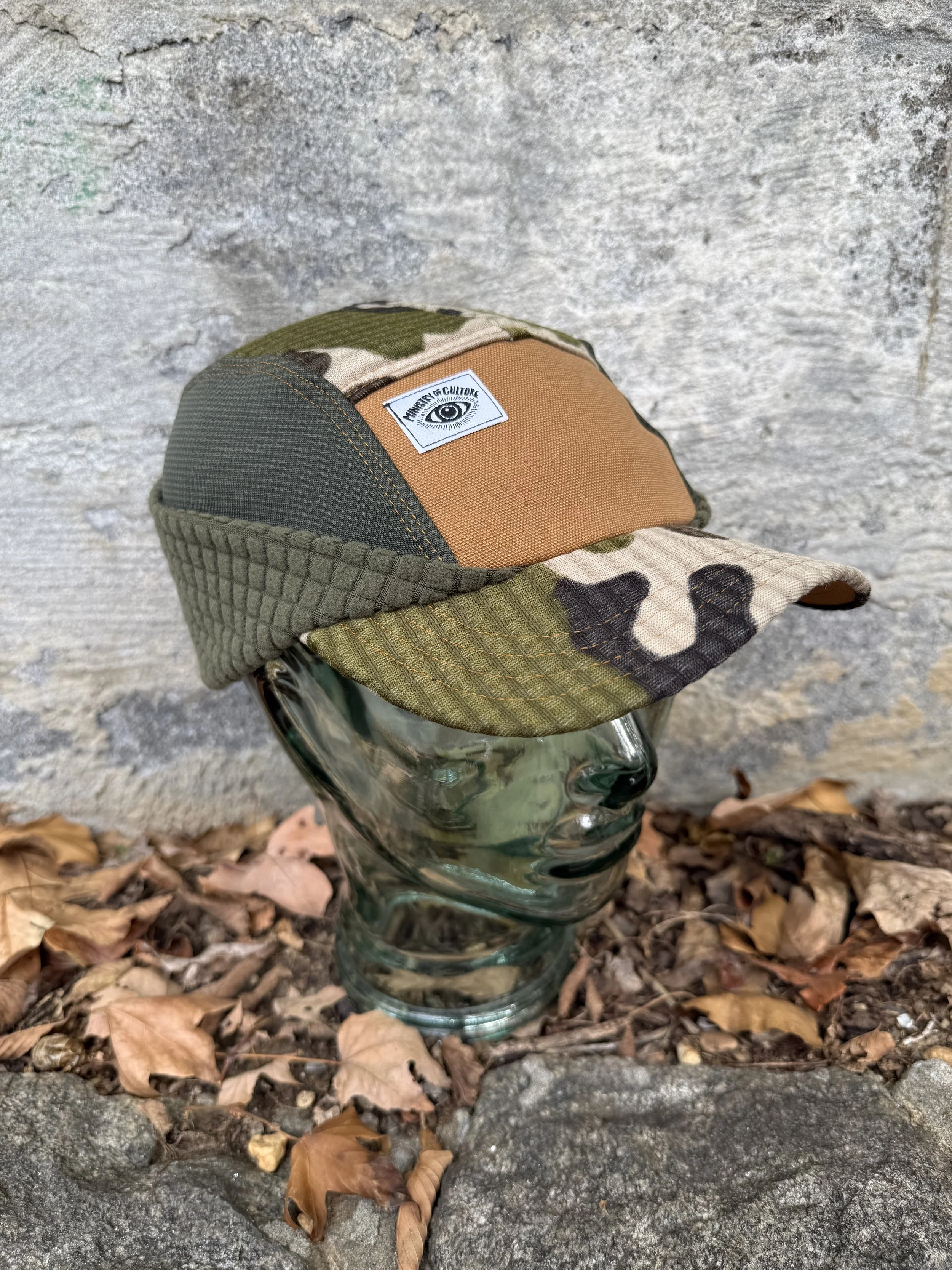 Backcountry Touring Hat in Camo and Hunter Green