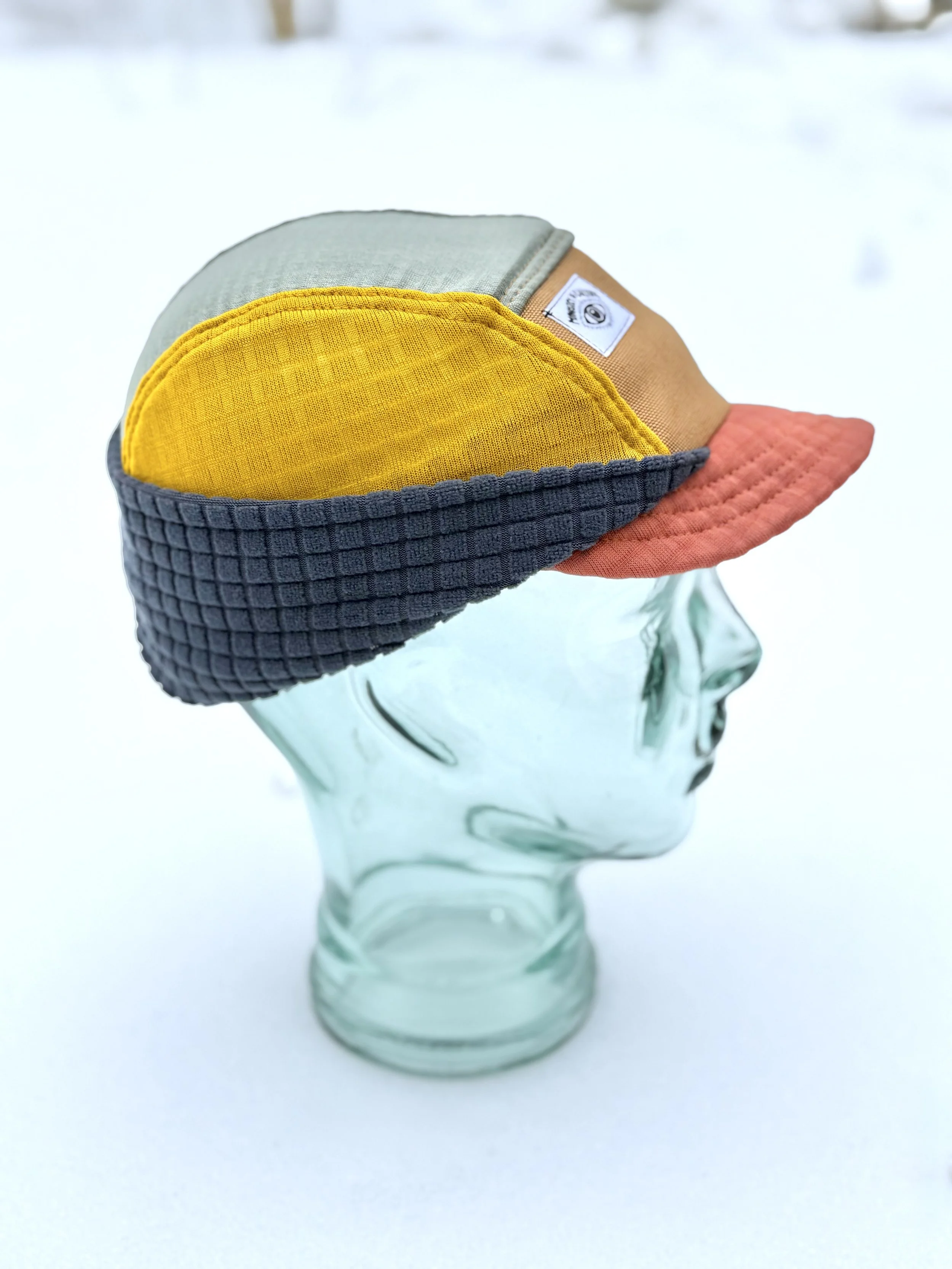 Micro Brim Backcountry Hat in Red Primary