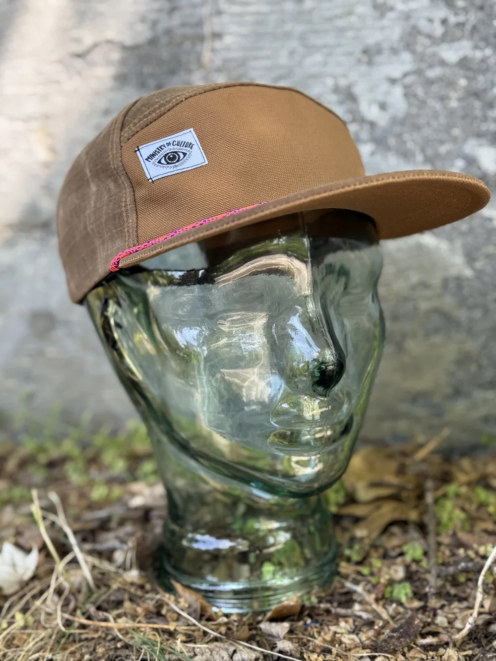 Ministry of Culture - Handmade Tan Ripstop Waxed Canvas 6 Panel Hat