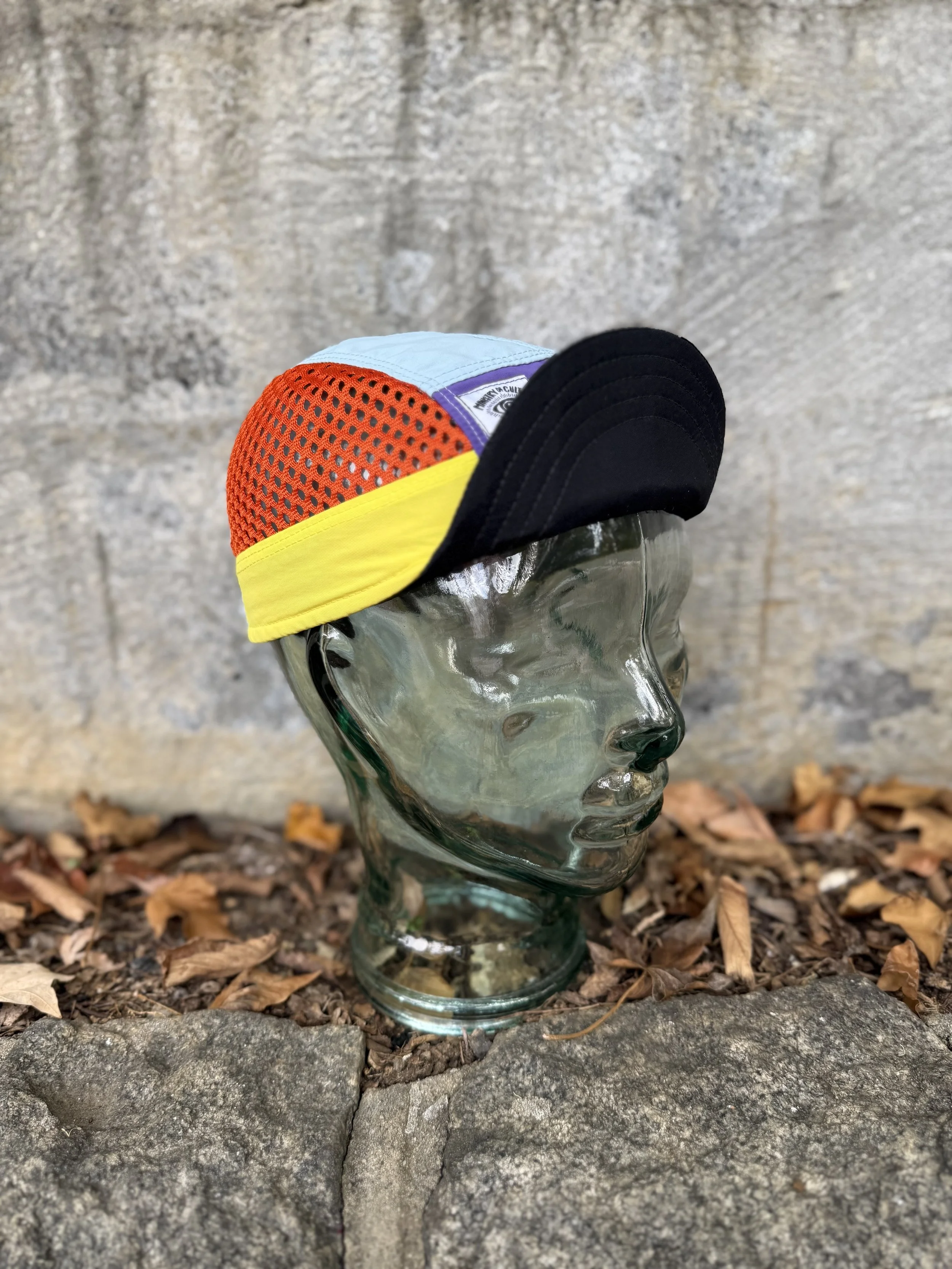 Lightweight Mesh Cycling Cap- 90s Colorblock