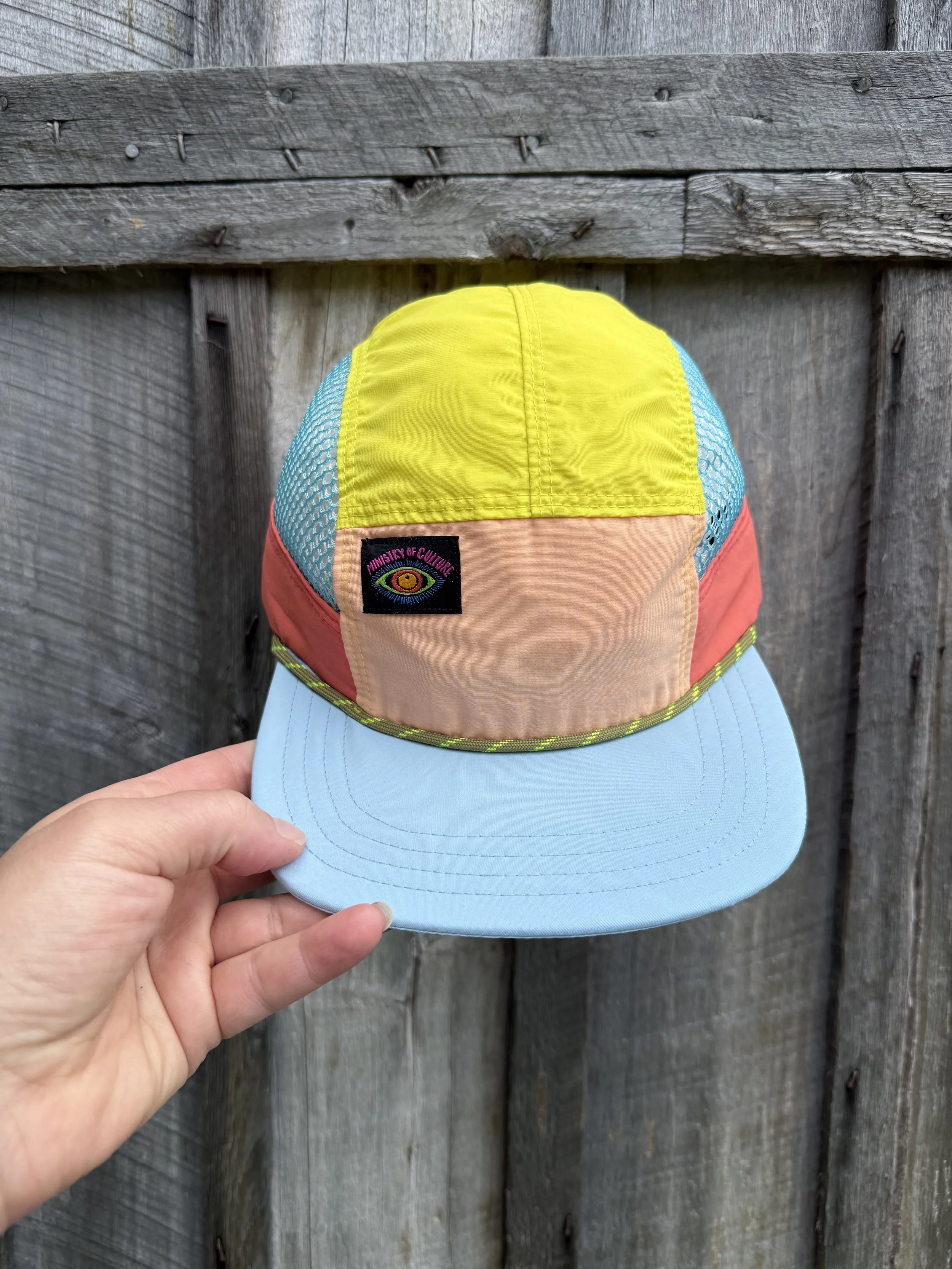 Mesh Color Block Trail Hat - Lemonade Stand
