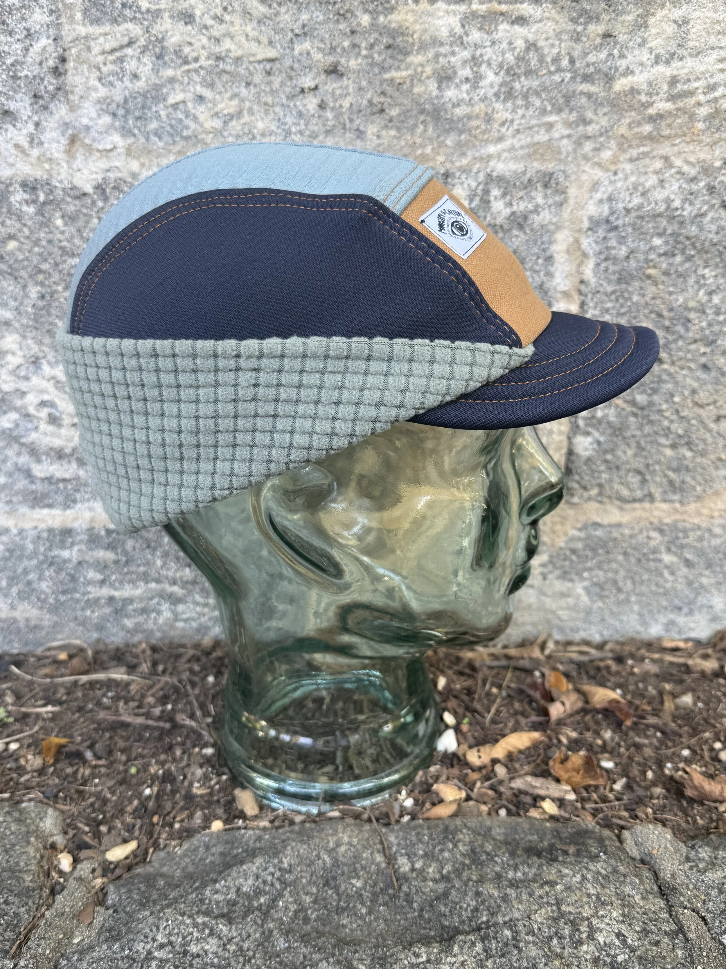 Micro Brim Backcountry Touring Hat in Navy, Sage, and Robin's Egg
