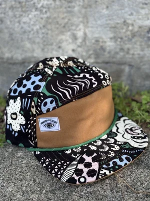 Ministry of Culture - Handmade 6 Panel Hat in Garden Party Mix