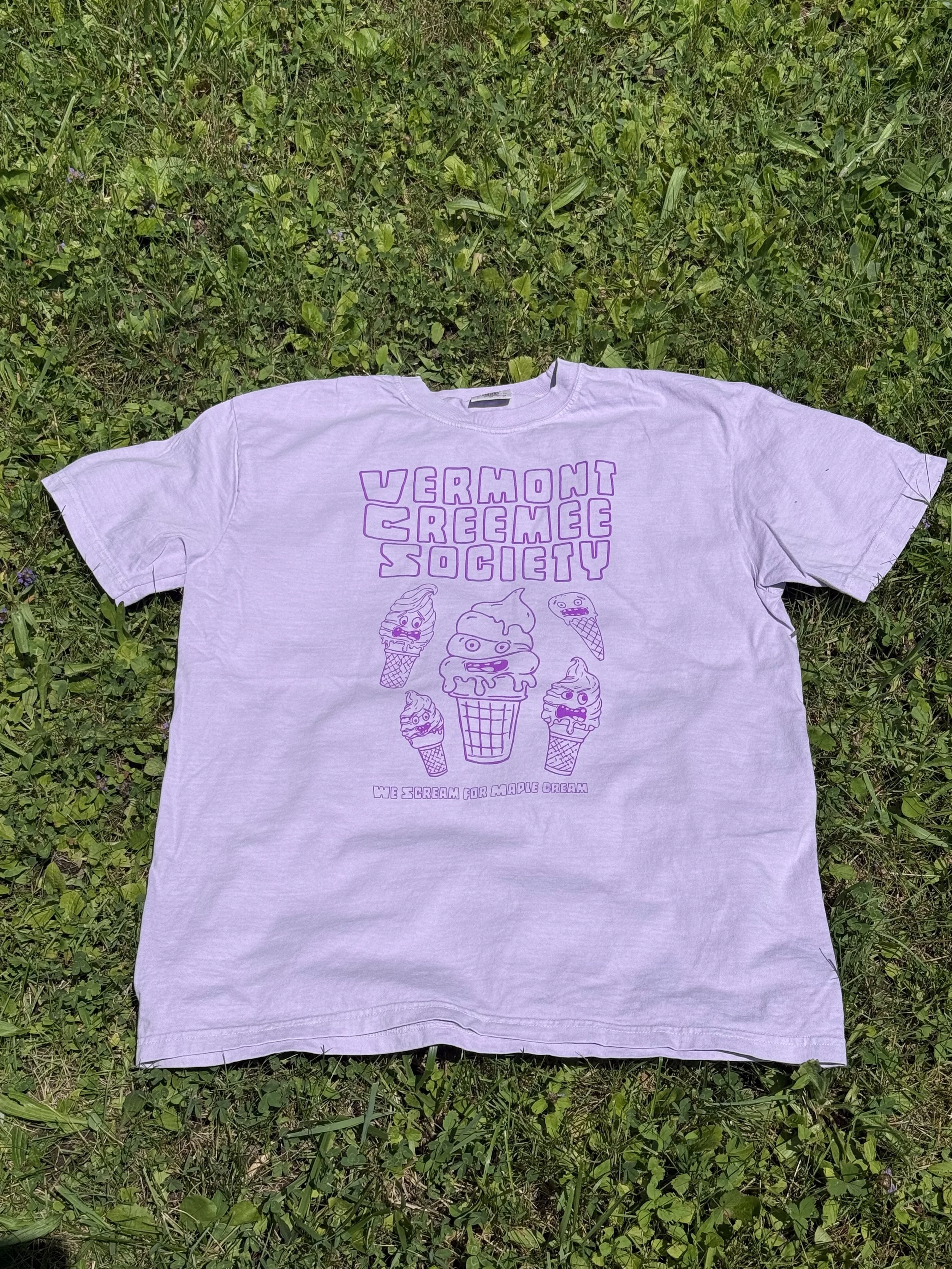 Vermont Maple Creemee Society Tee - Black Raspberry