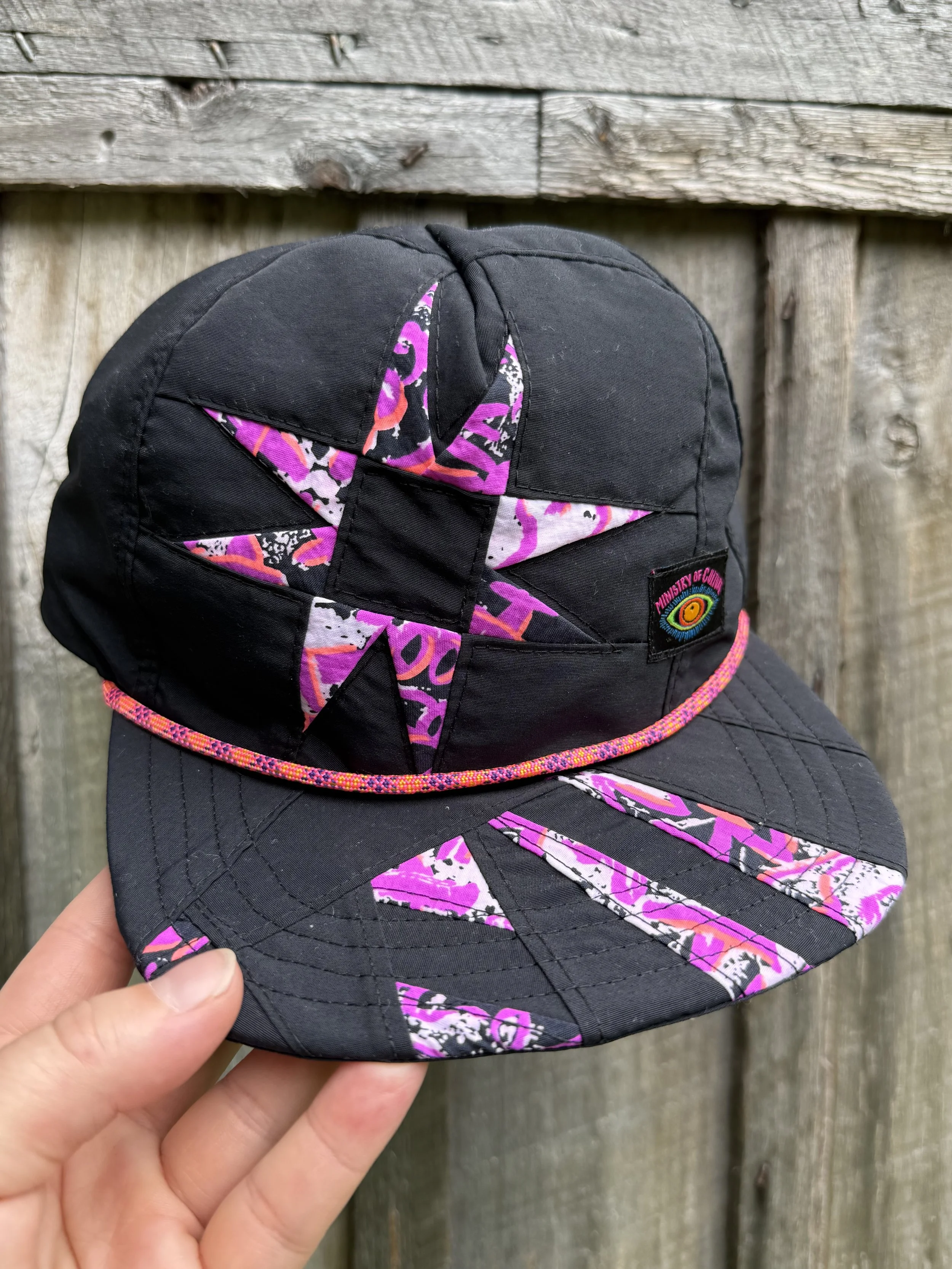 Scrappy Star Pinch Front Hat - Nylon Surf Hat