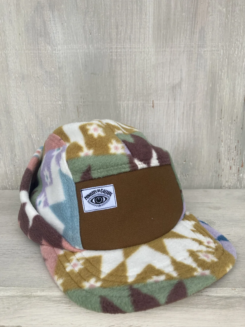 Ministry of Culture Handmade Cottage Quilt Print Fleece Earflap