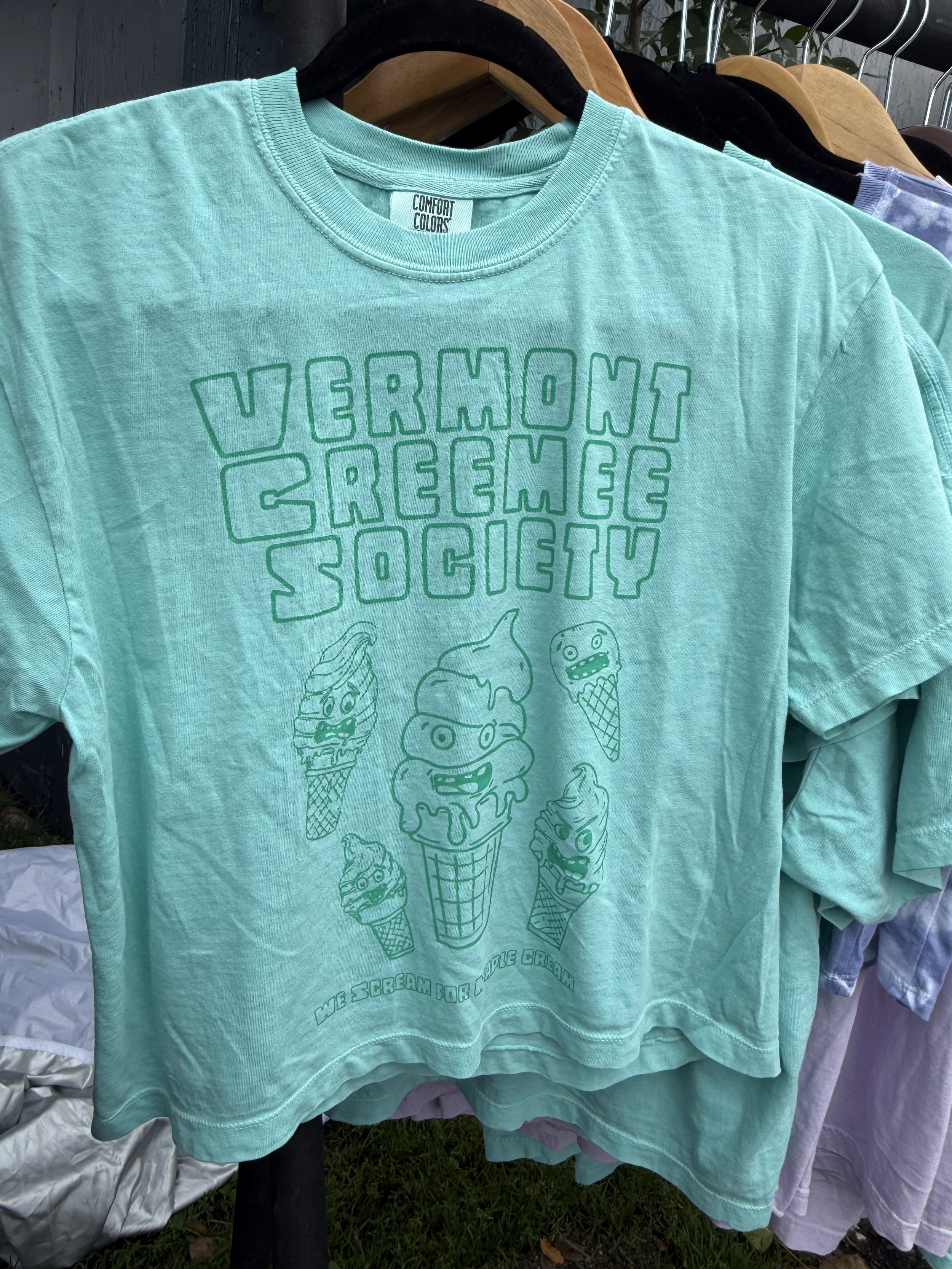 Vermont Maple Creemee Society Tee - Mint Chip