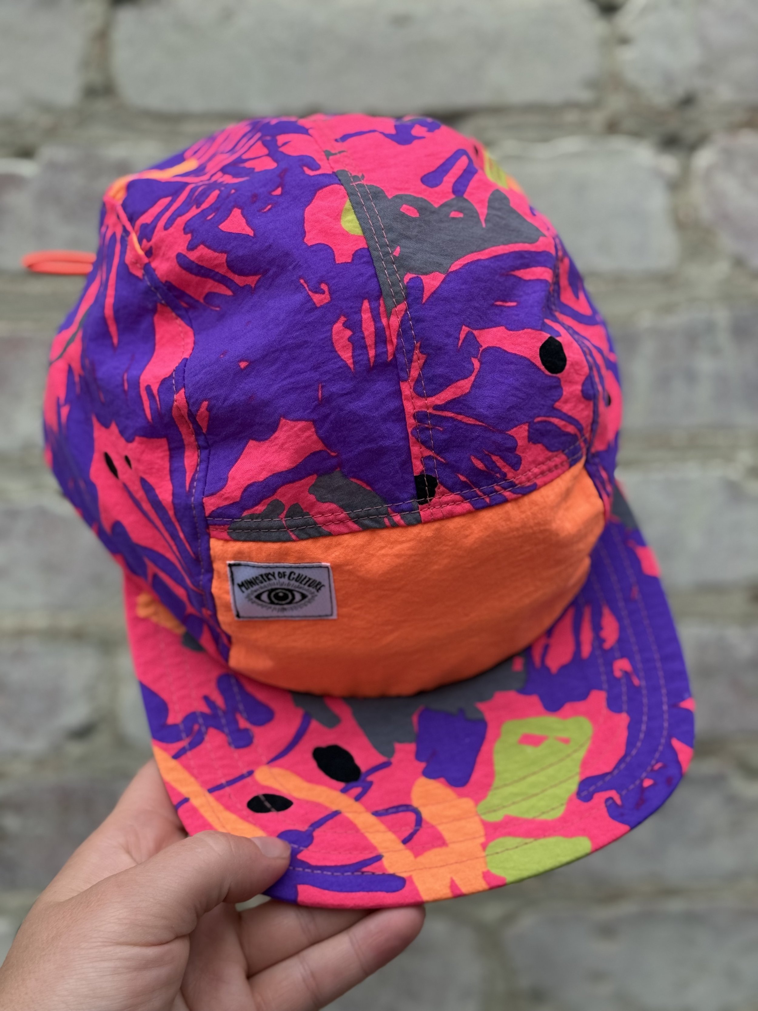 Lightweight 5 Panel Surf Hat - Orange Crush
