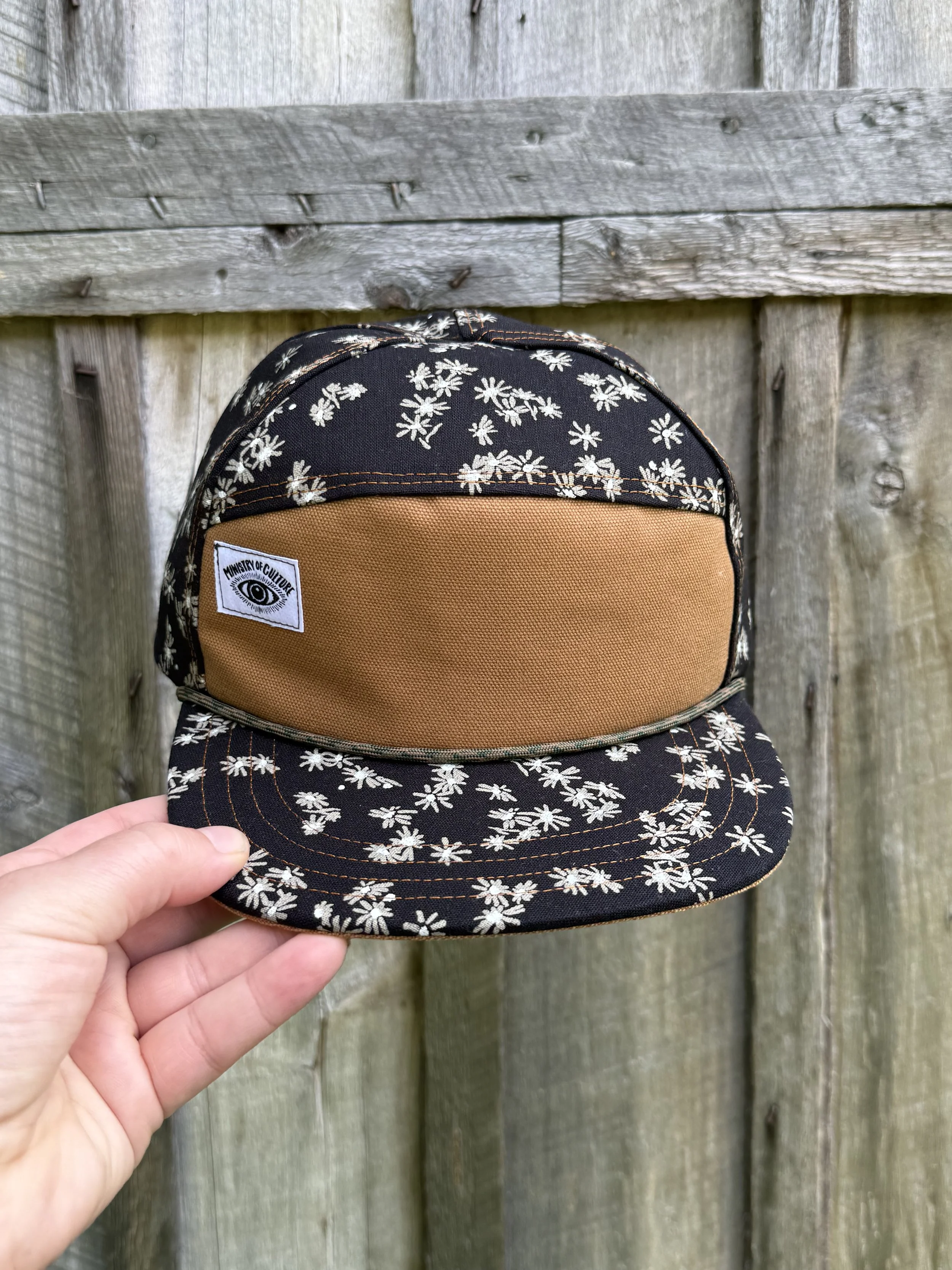 Midnight Meadow Print 6 Panel Hat