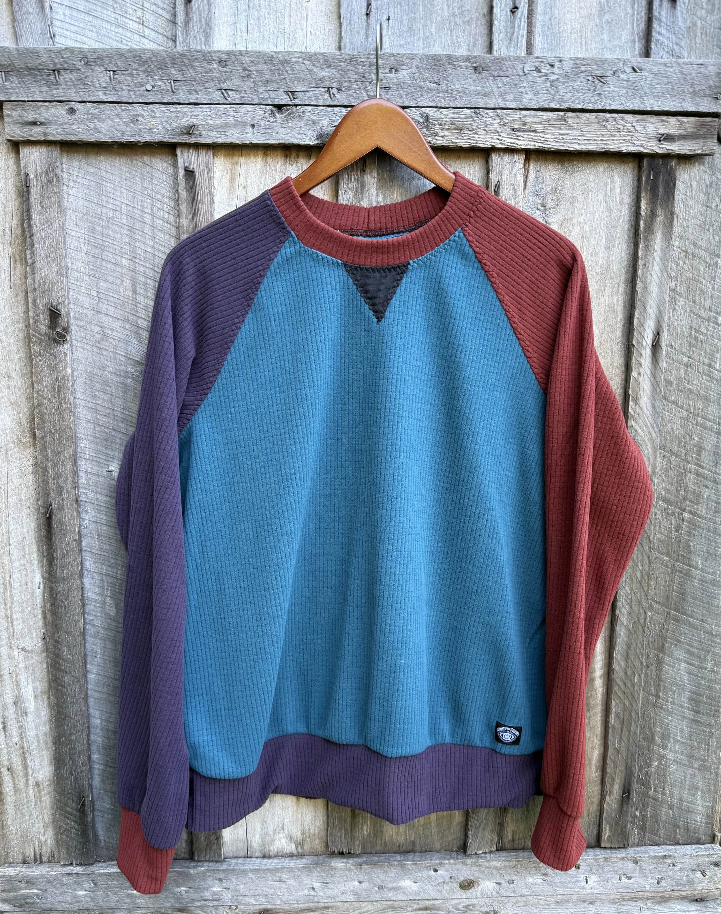 Backroad Microfleece Crewneck - Colorblock
