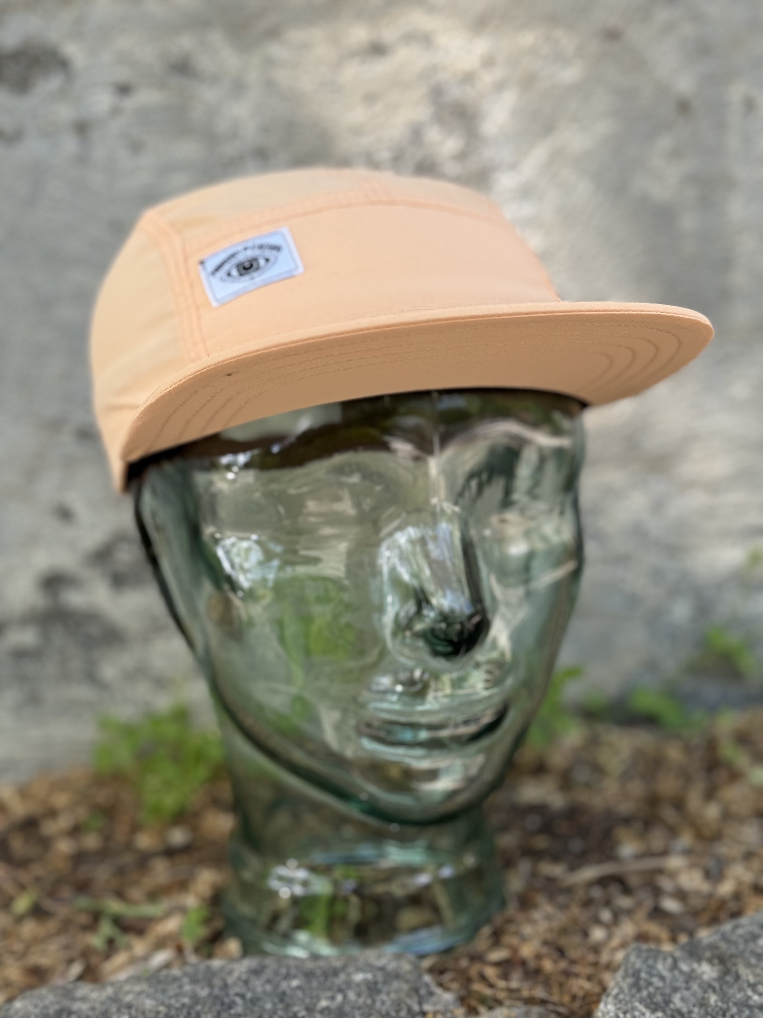 Lightweight Color Block Trail Hat - Peach