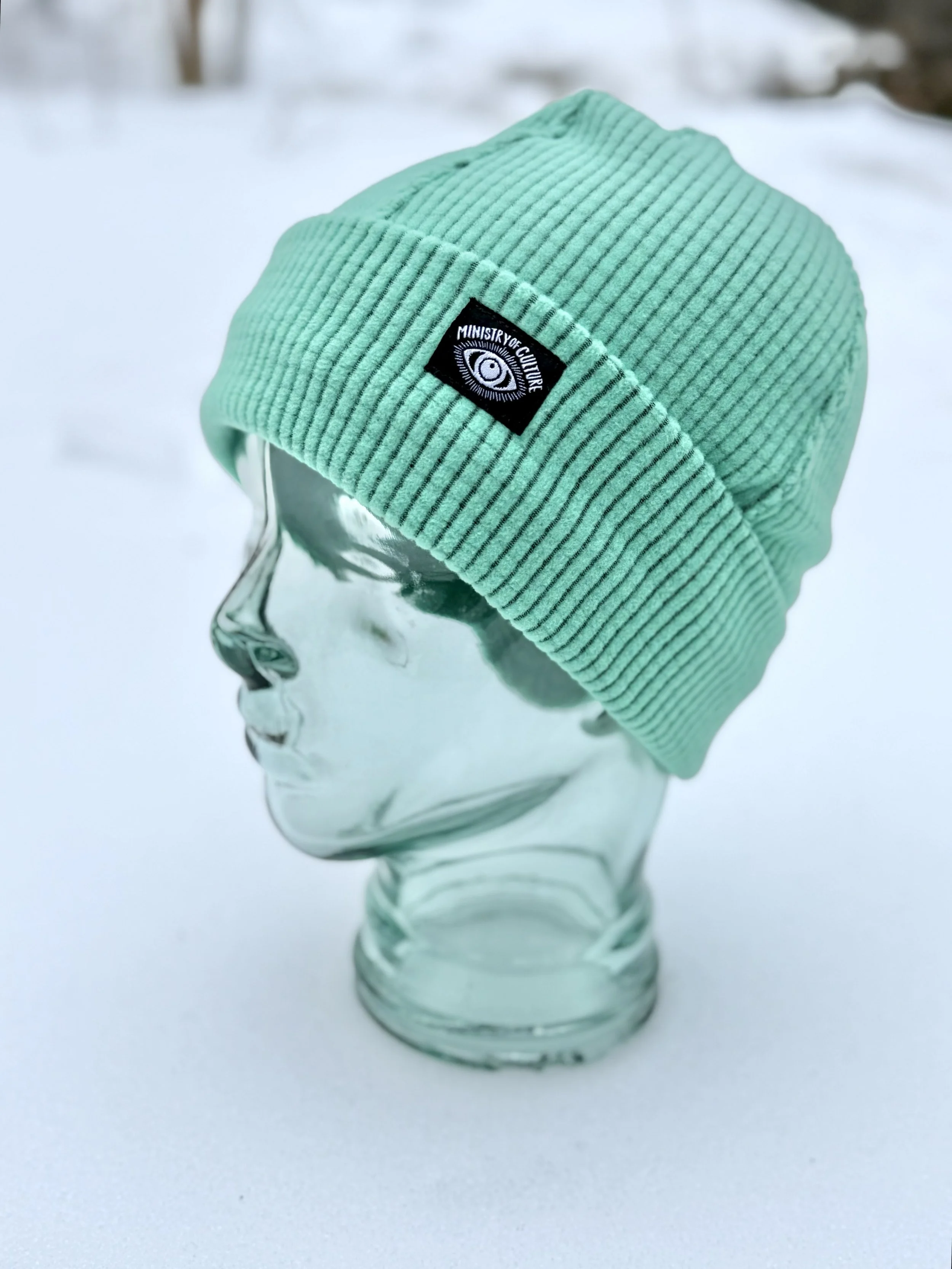 Micro Grid Fleece Beanie - Solid