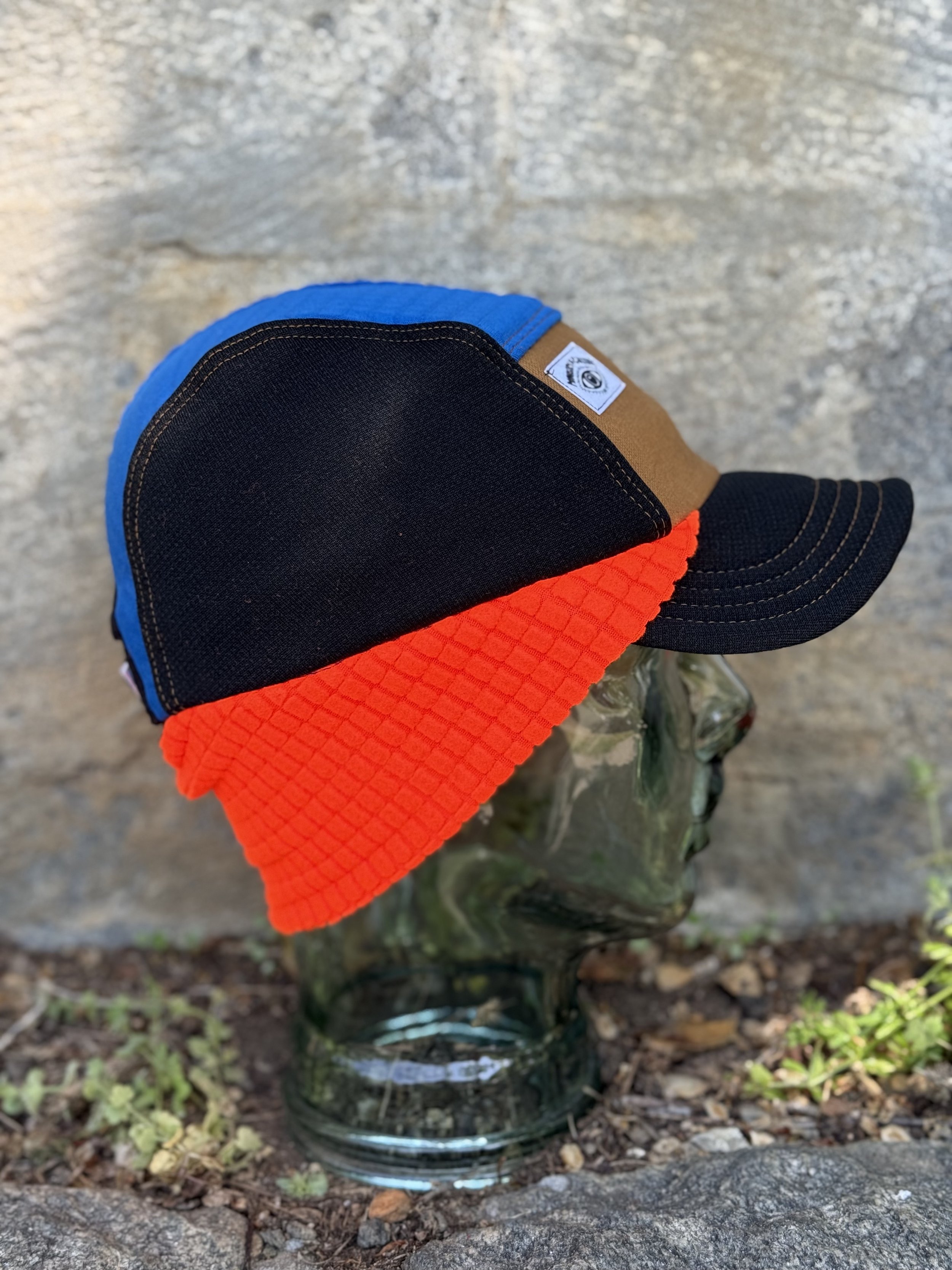 Backcountry Touring Hat in Ultramarine and Blaze Orange