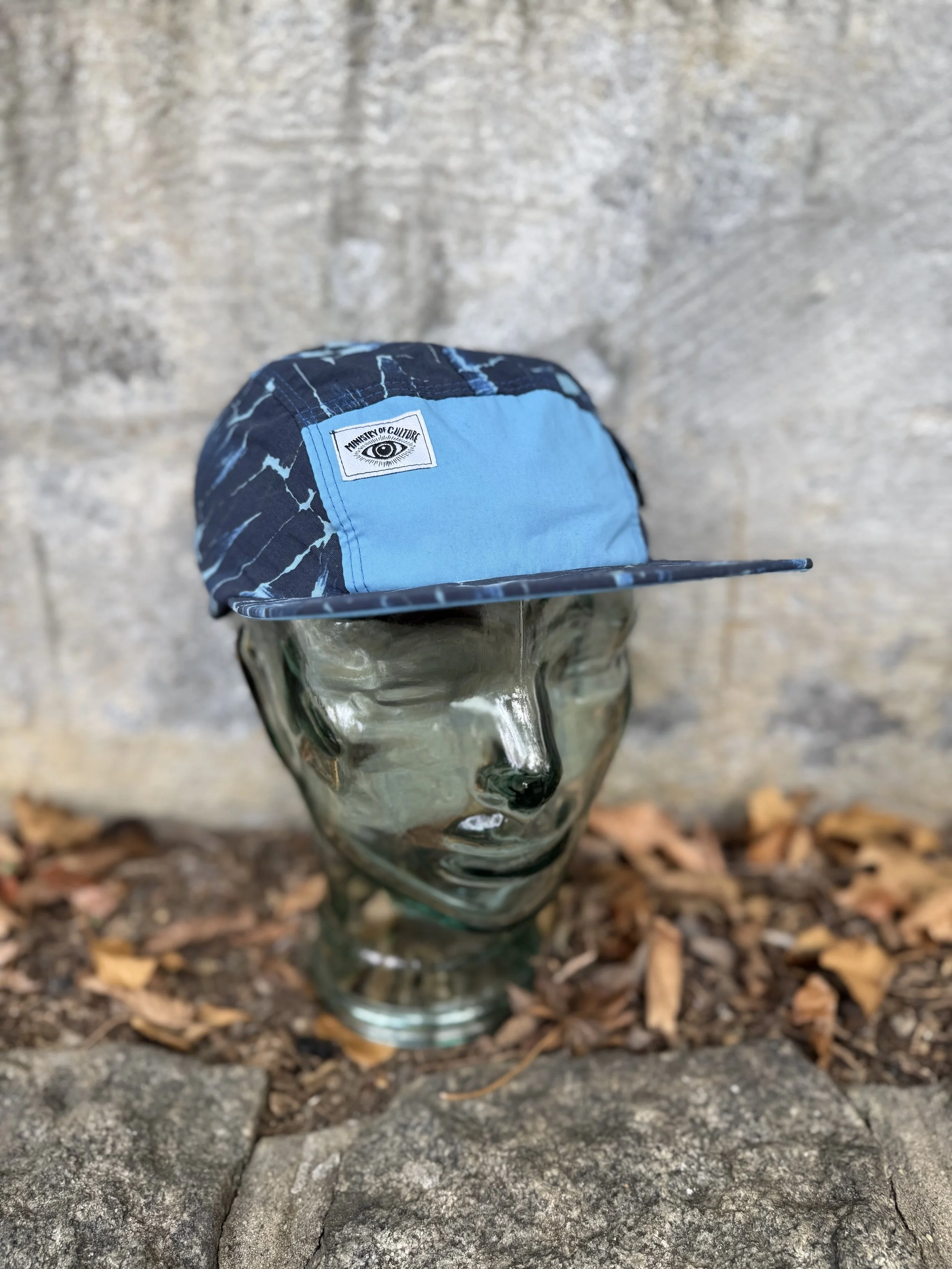 Lightweight Stash Hat - Blue Paintbrush Combo