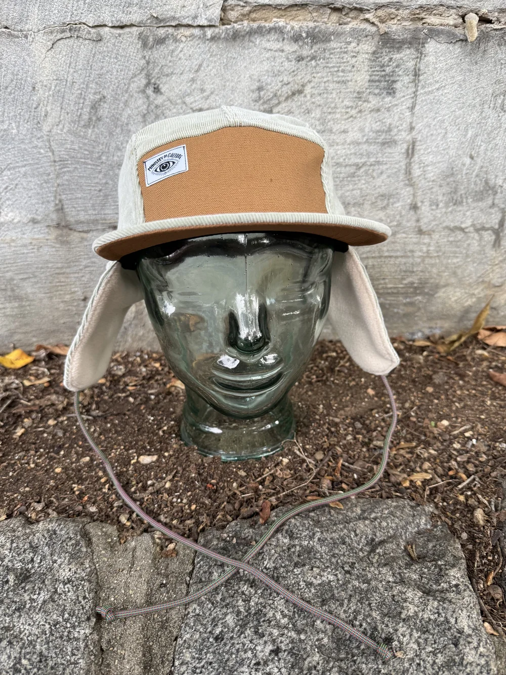 Ministry of Culture - Seafoam Green Fine Wale Corduroy Earflap Hat