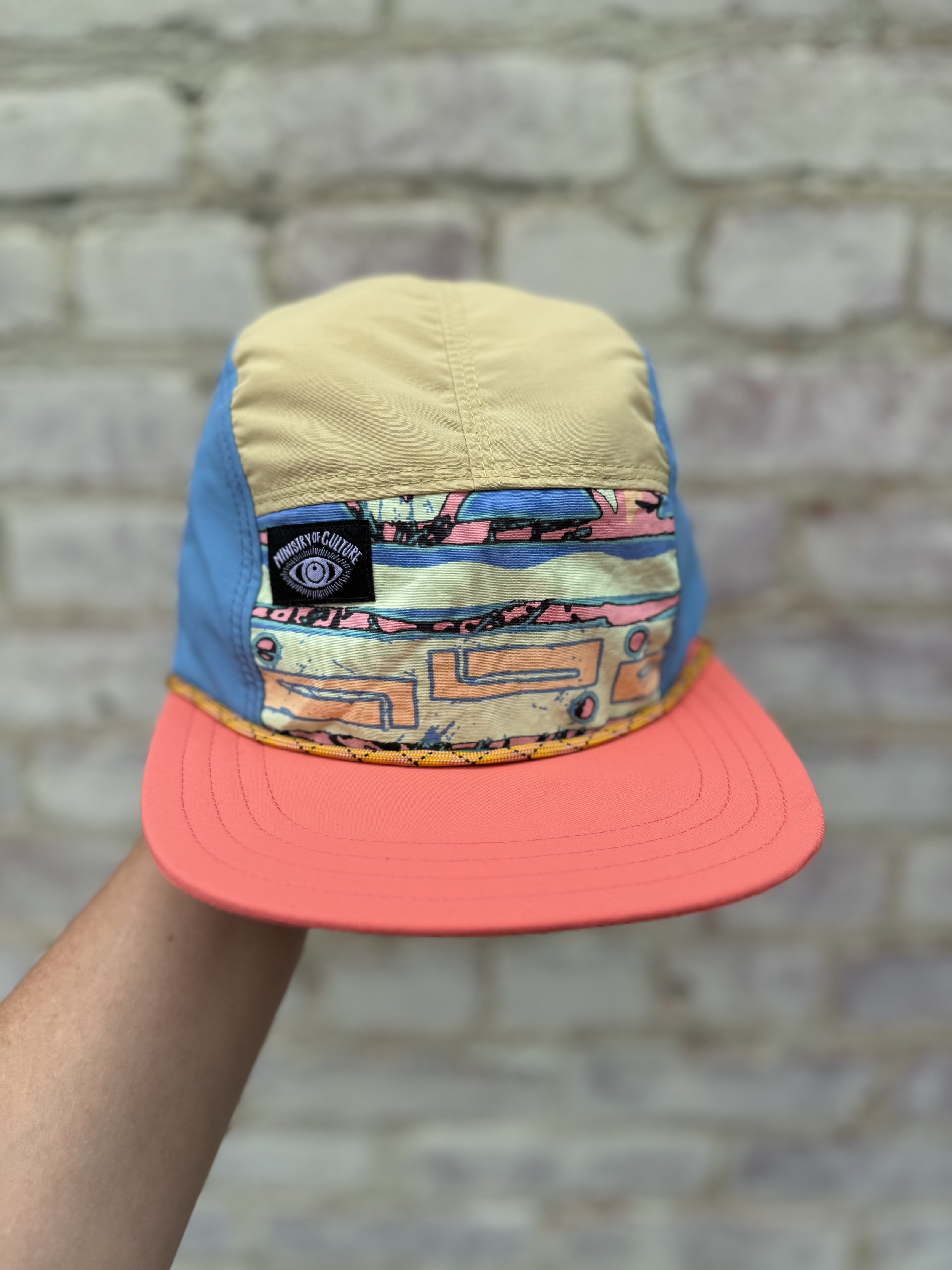 Lightweight 5 Panel Surf Hat - Heatwave Halo Combo