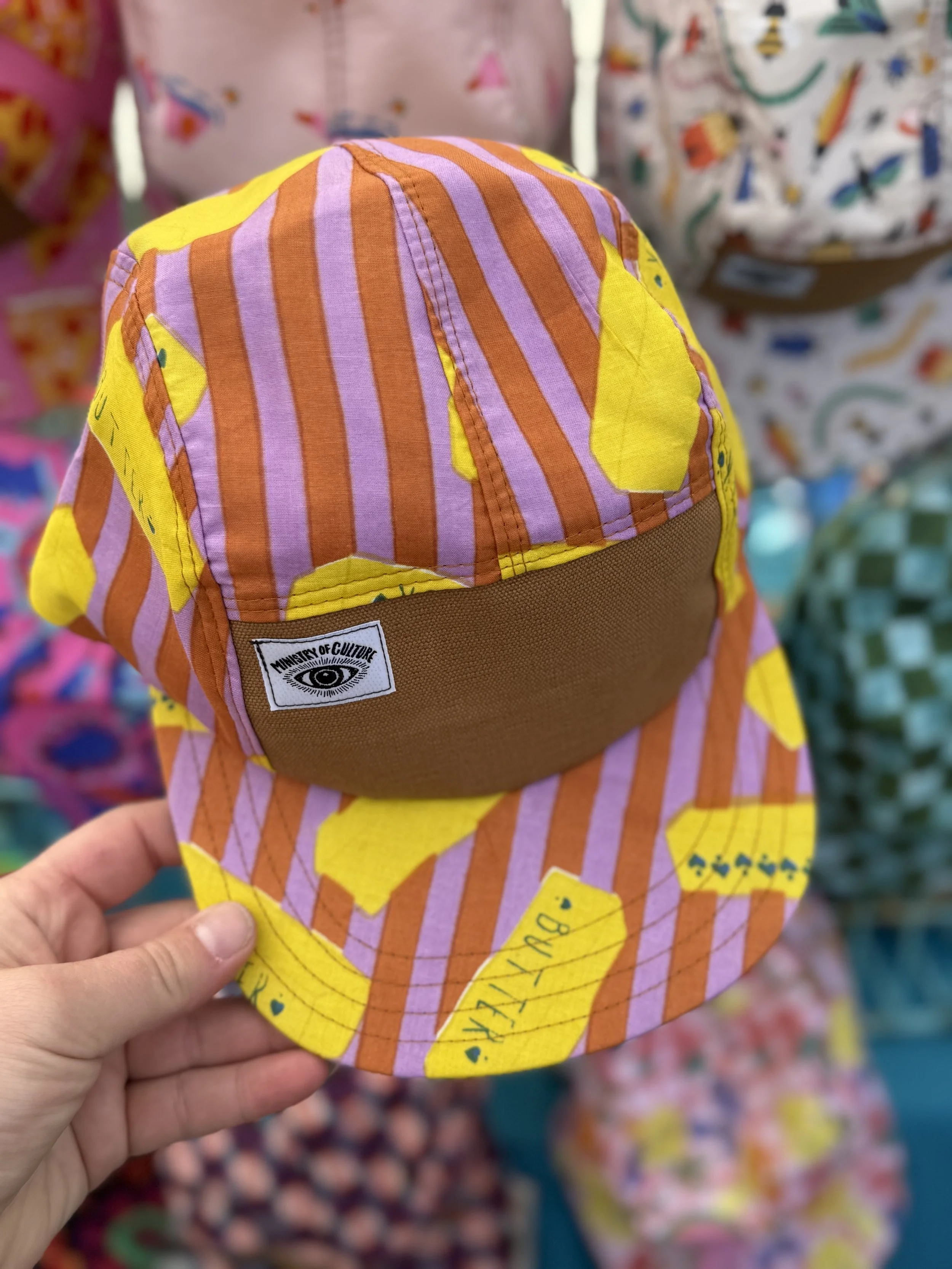 Handmade 5 Panel Camp Hat - I Heart Butter