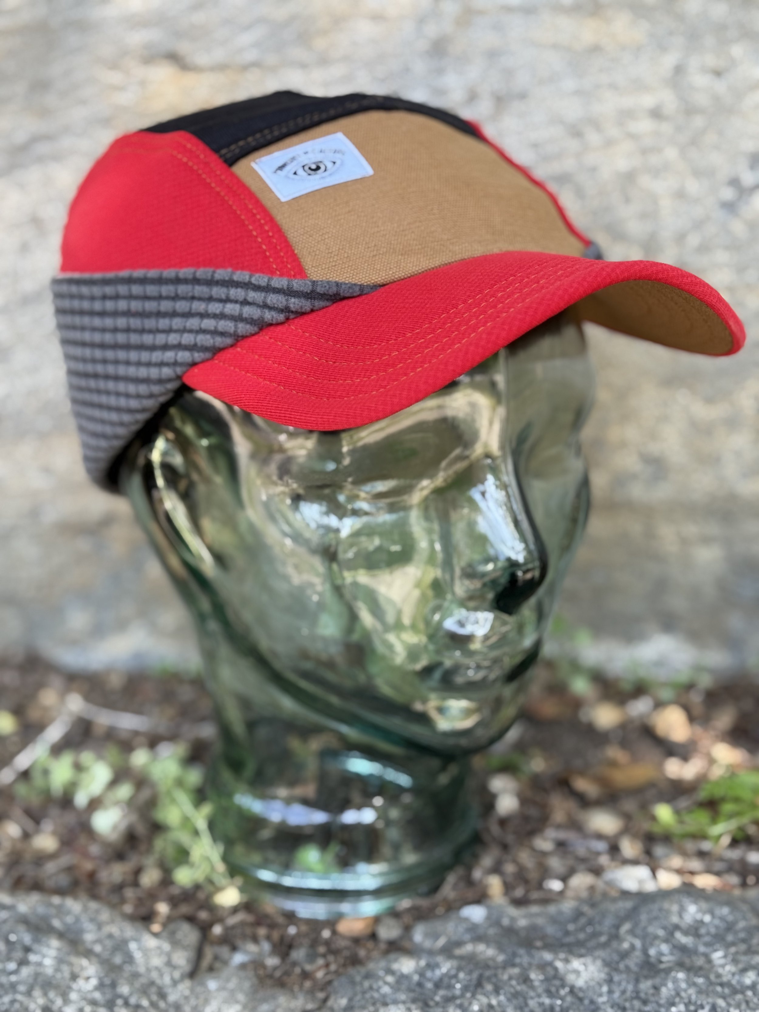 Backcountry Touring Hat in Red and Black