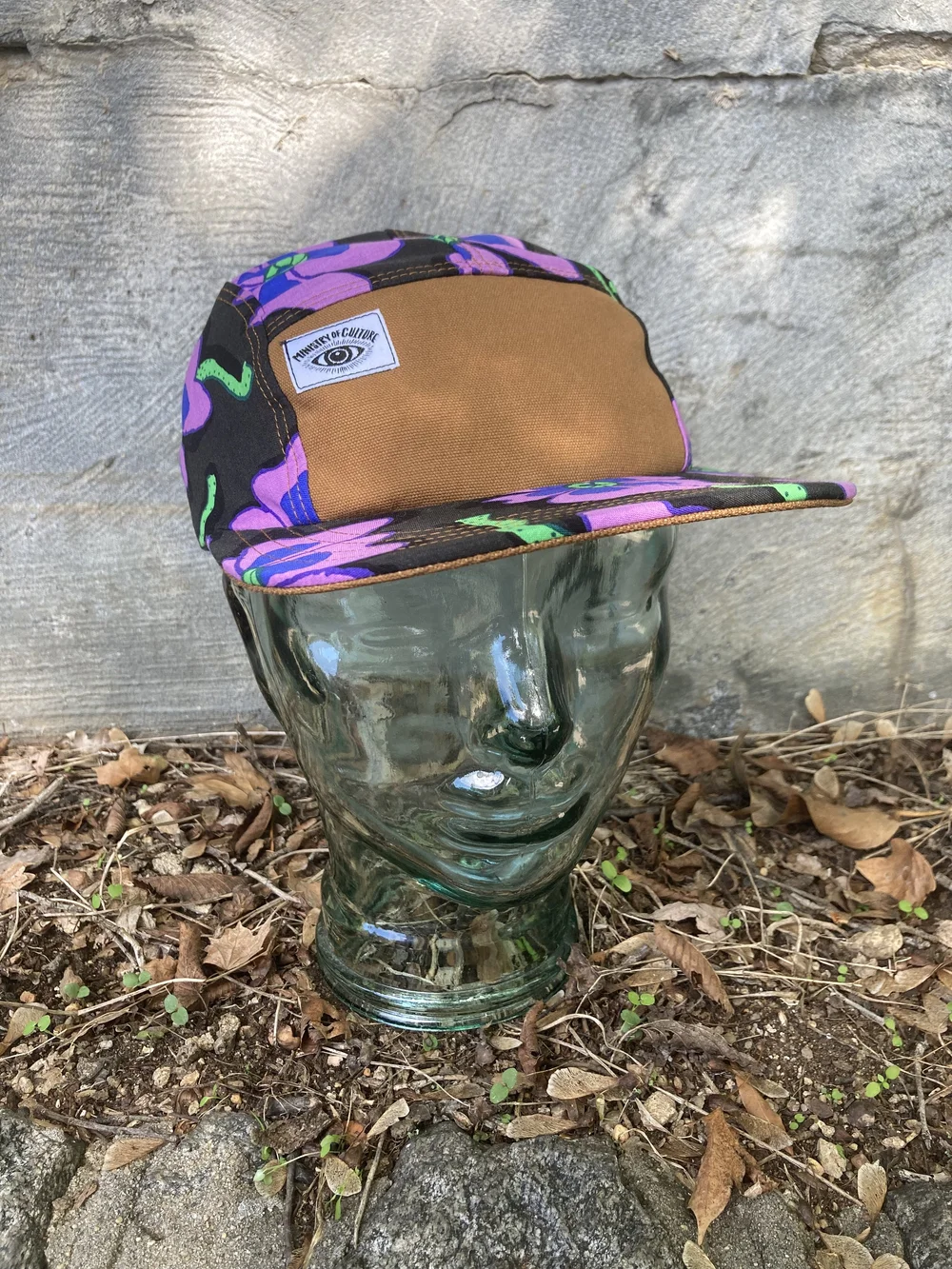 Ministry of Culture Handmade Panel Camp Hat Electric Purple