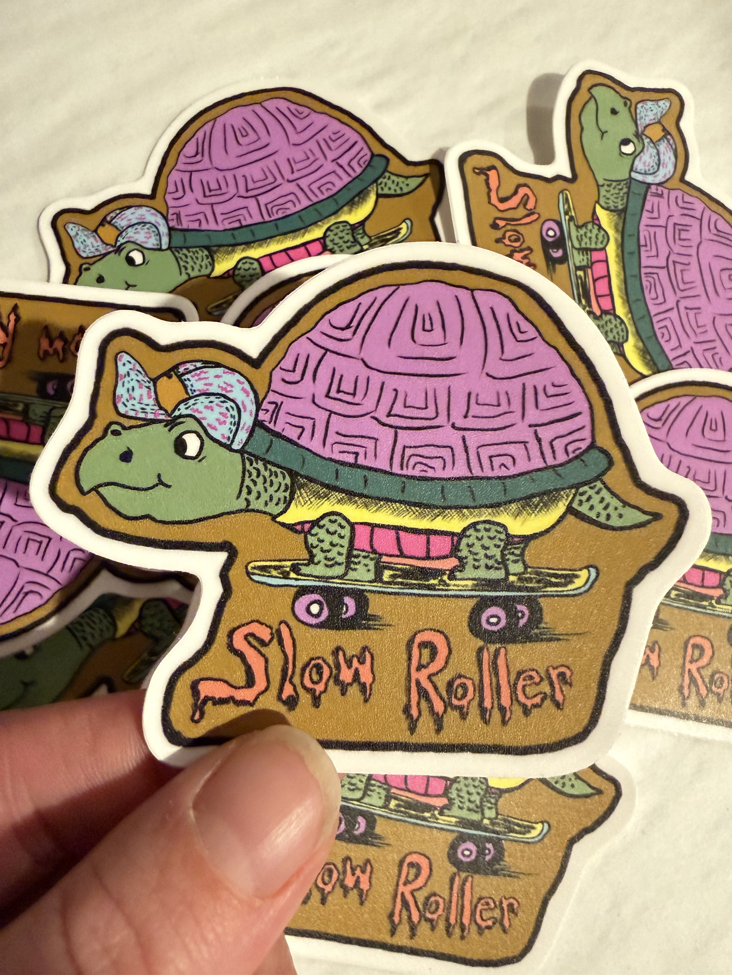 Slow Roller Turtle Sticker
