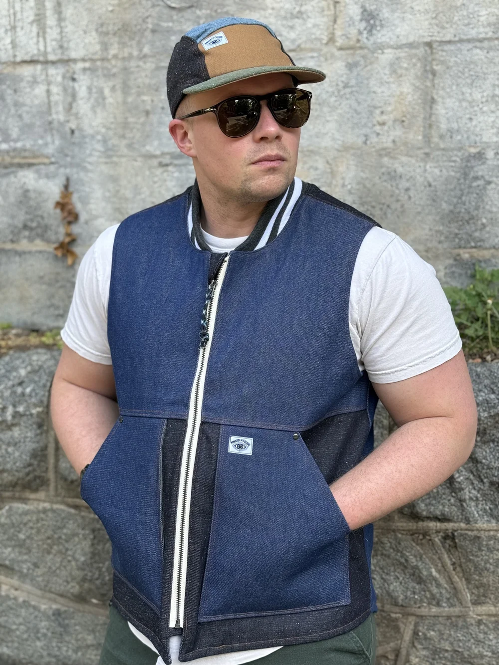 トップス enof denim work vest Ministry of Culture - Denim Work