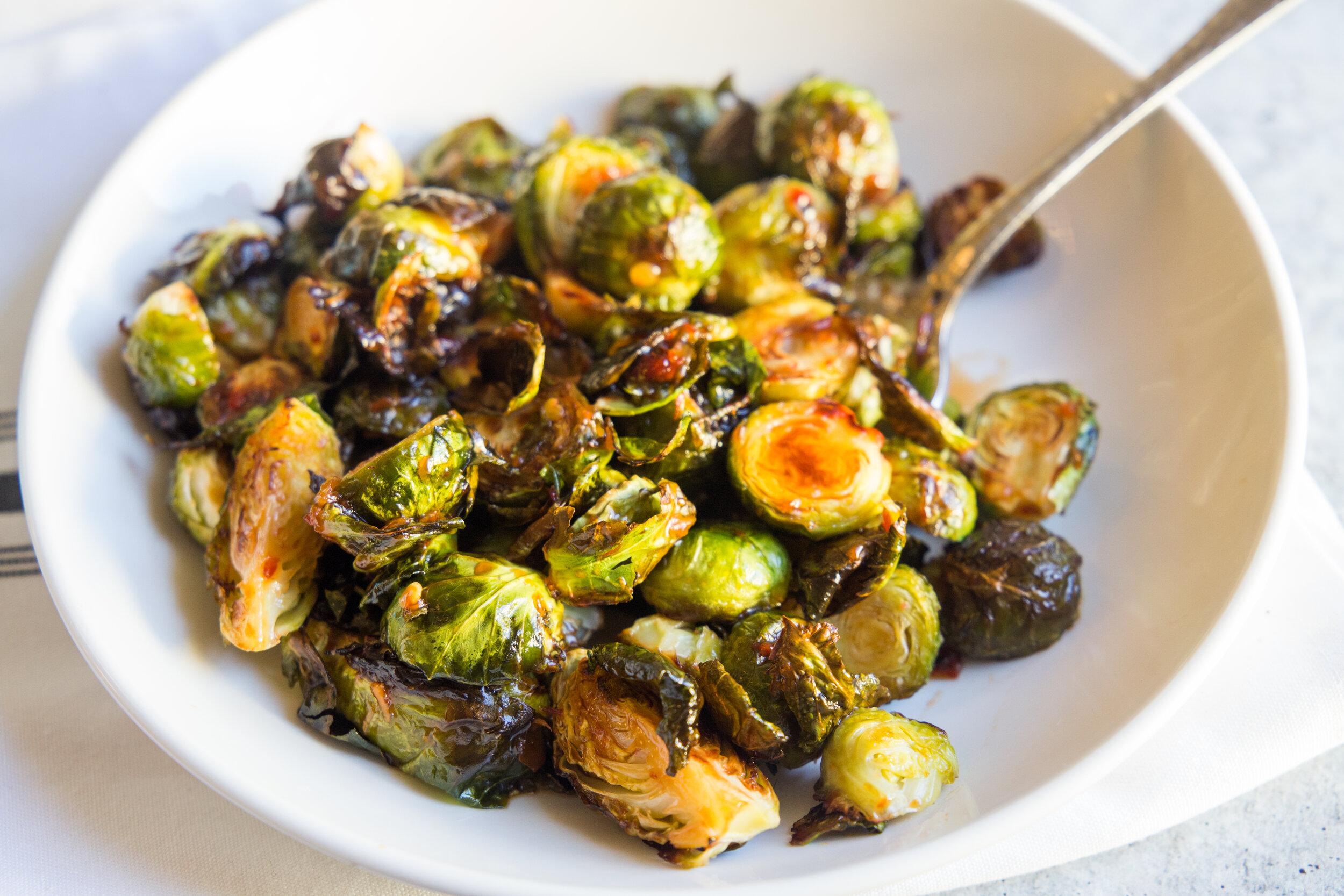 Whole30 Spicy Orange Brussels Sprouts — Caroline Chambers