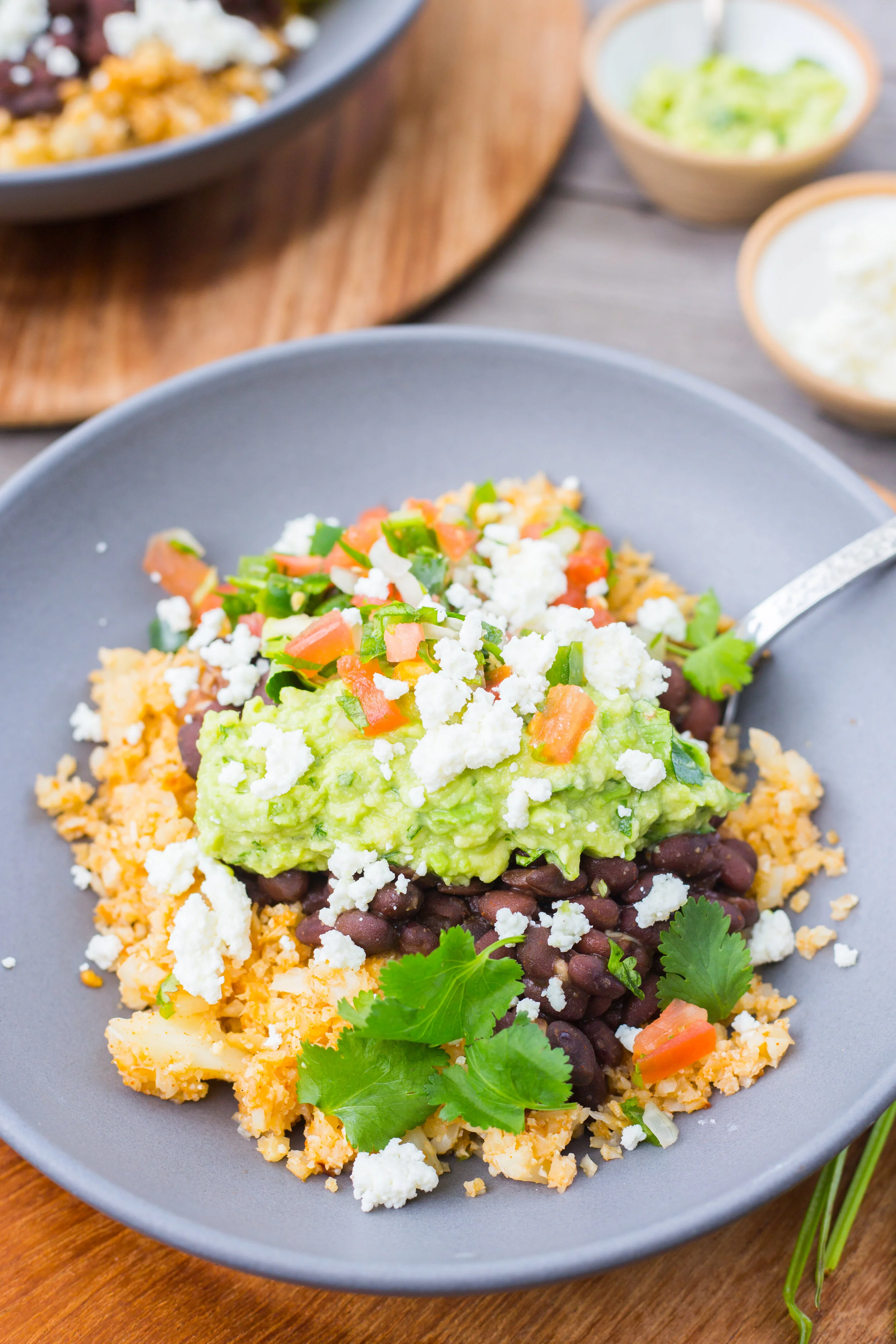 Cauliflower Rice and Beans with all the Fixin's — Caroline Chambers