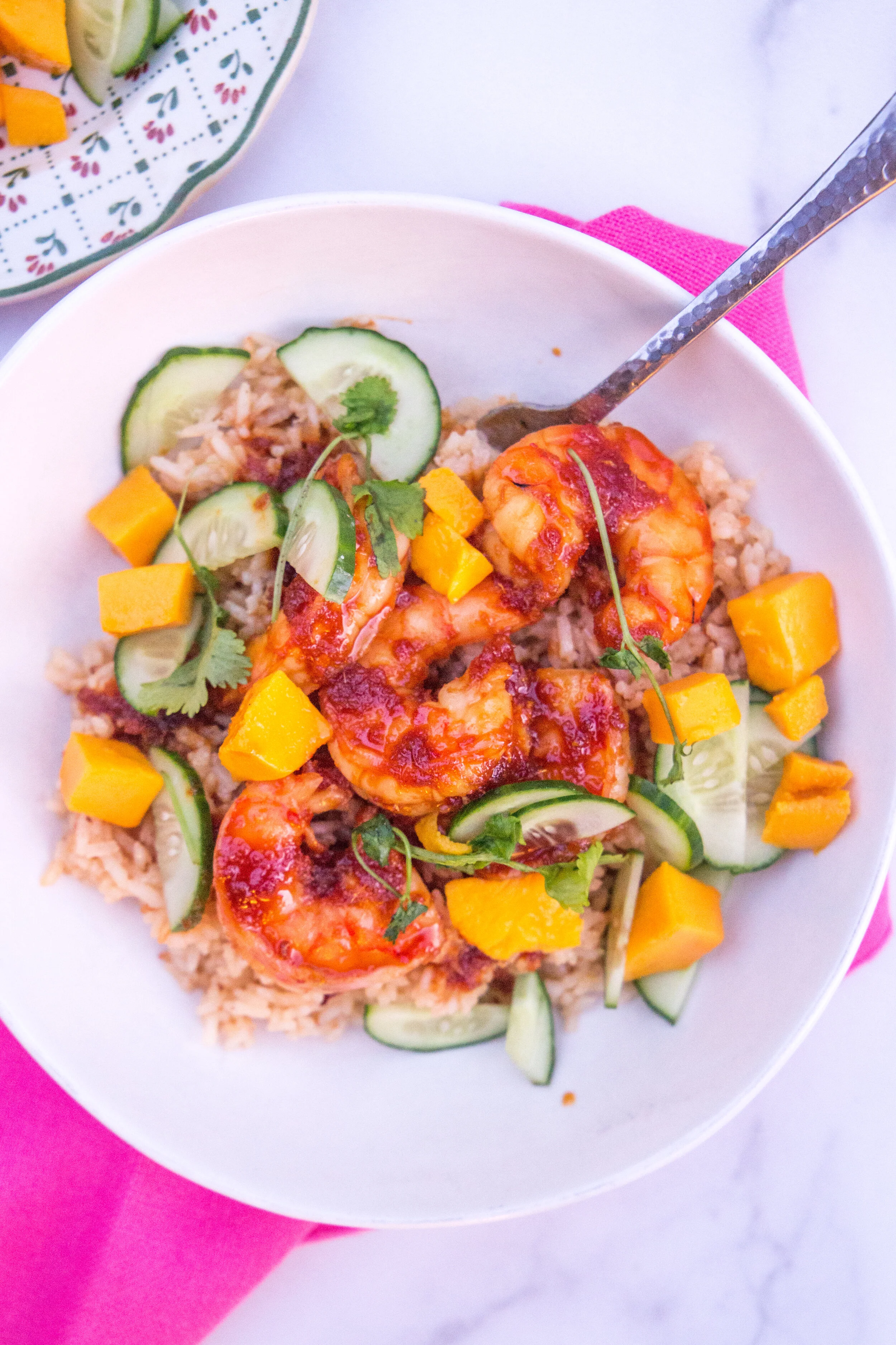 Sticky HoneyGinger Shrimp with CoconutGinger Rice — Caroline Chambers