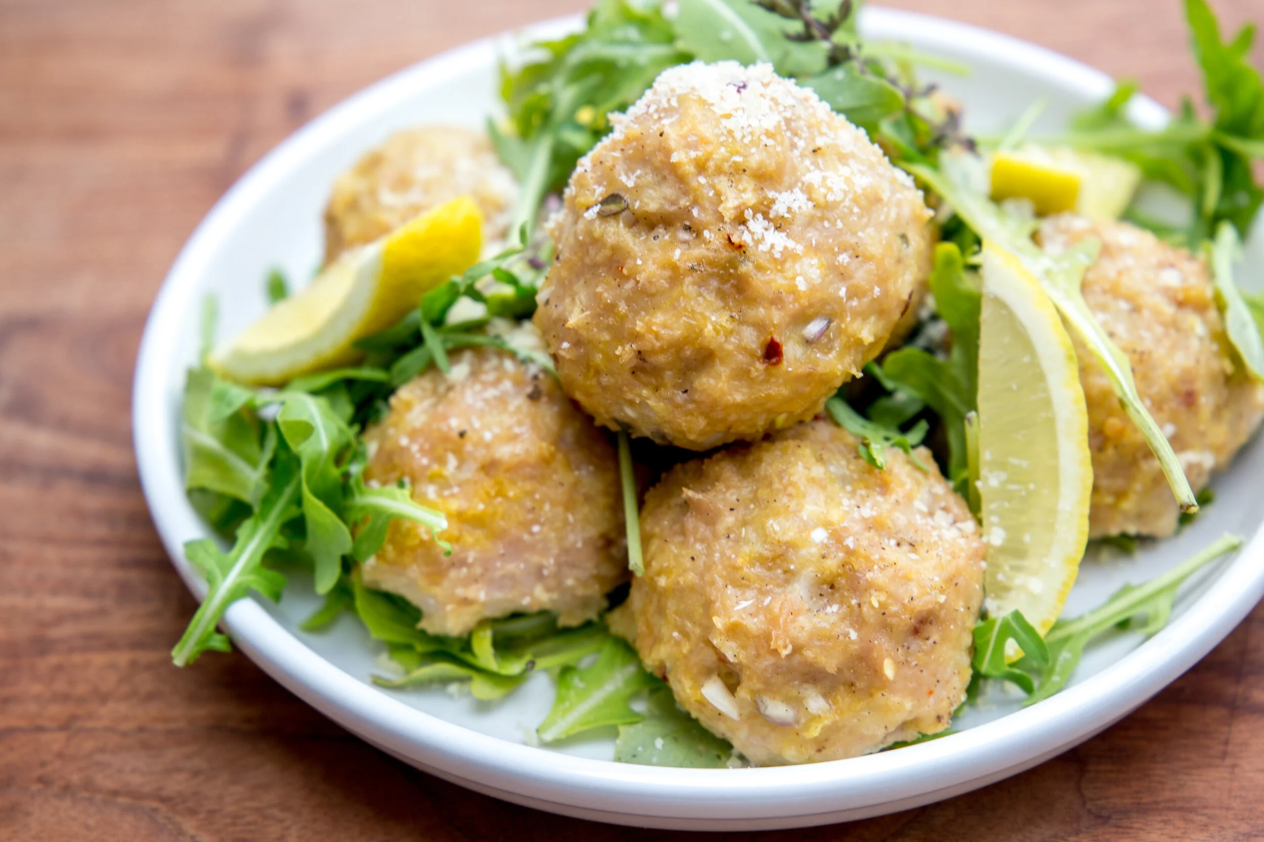 LemonParmesan Chicken Meatballs — Caroline Chambers