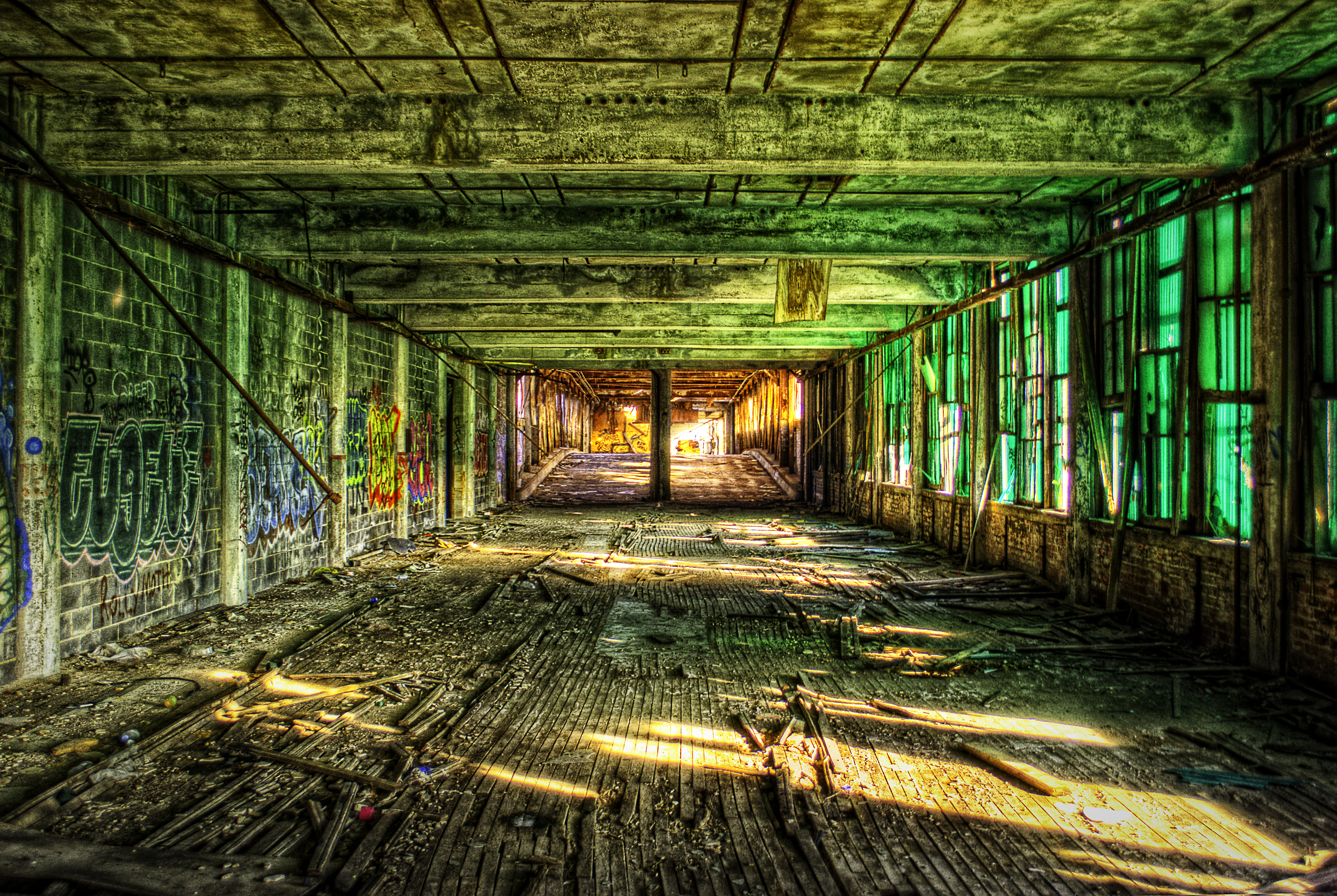 Packard Plant Hallway